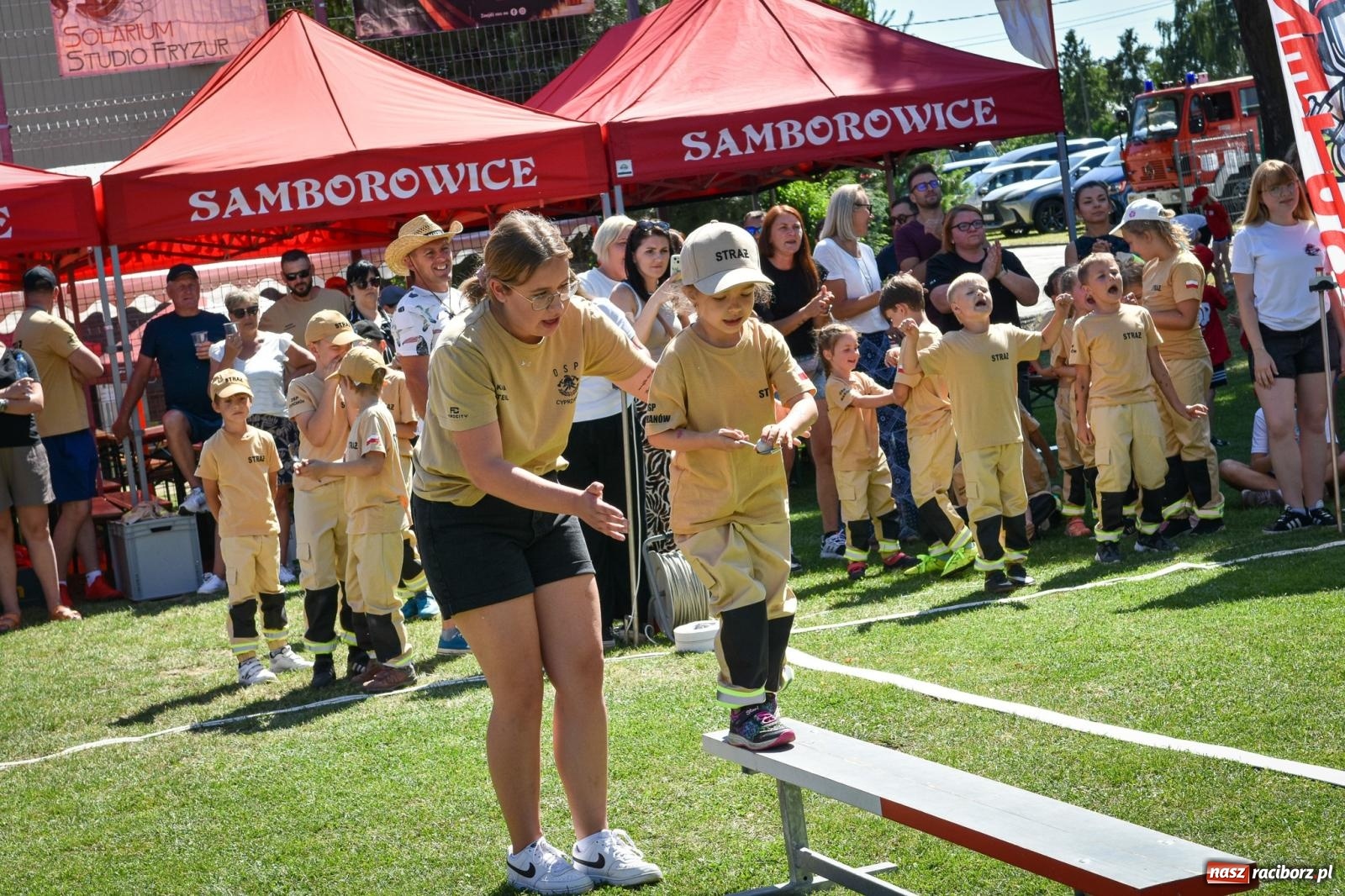 Zdjęcie w galerii na portalu naszraciborz.pl: Młodzi druhowie rywalizowali w Samborowicach. II Zawody Dziecięcych Drużyn Pożarniczych za nami wiadomości z regionu