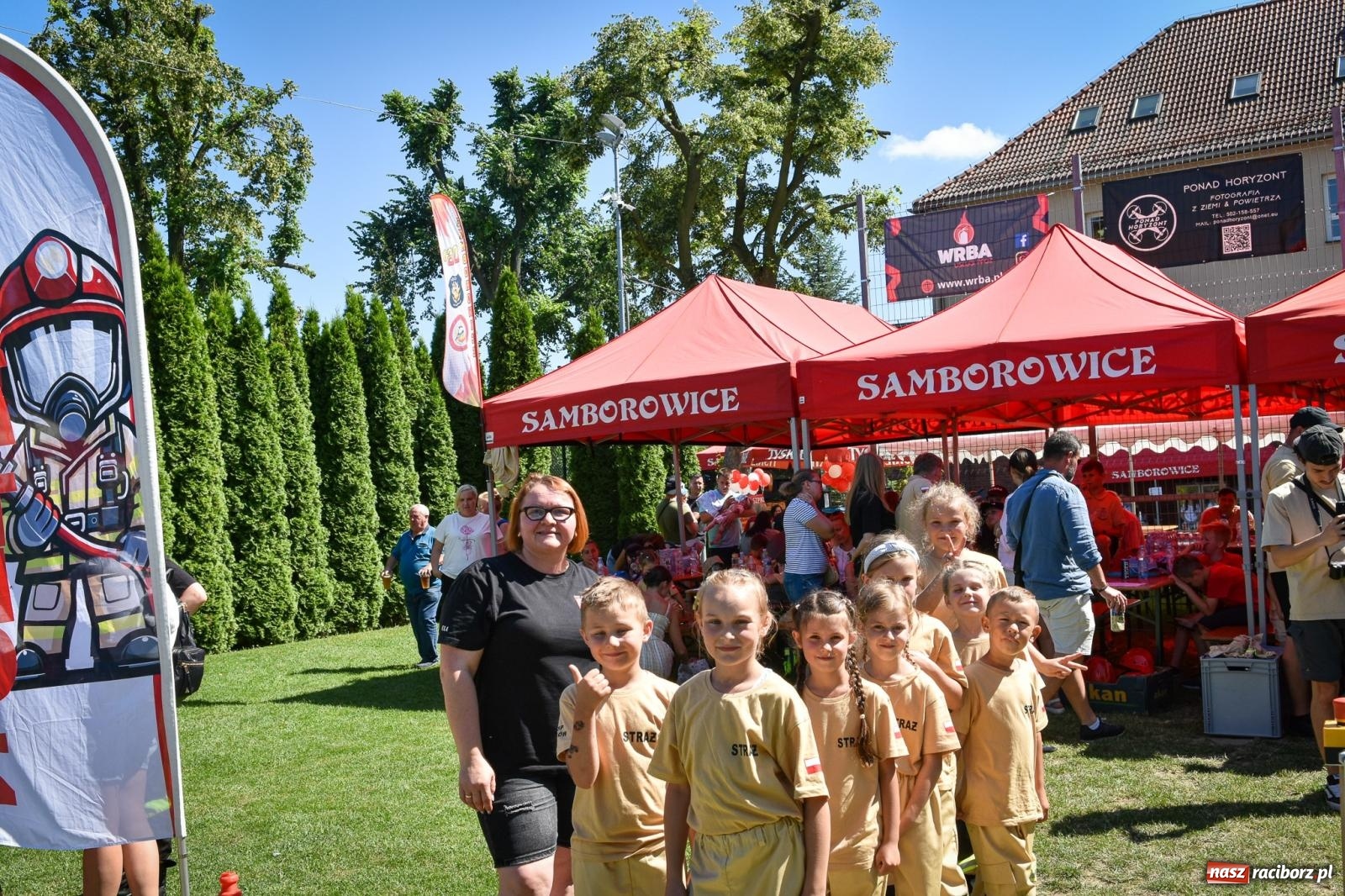 Zdjęcie w galerii na portalu naszraciborz.pl: Młodzi druhowie rywalizowali w Samborowicach. II Zawody Dziecięcych Drużyn Pożarniczych za nami wiadomości z regionu