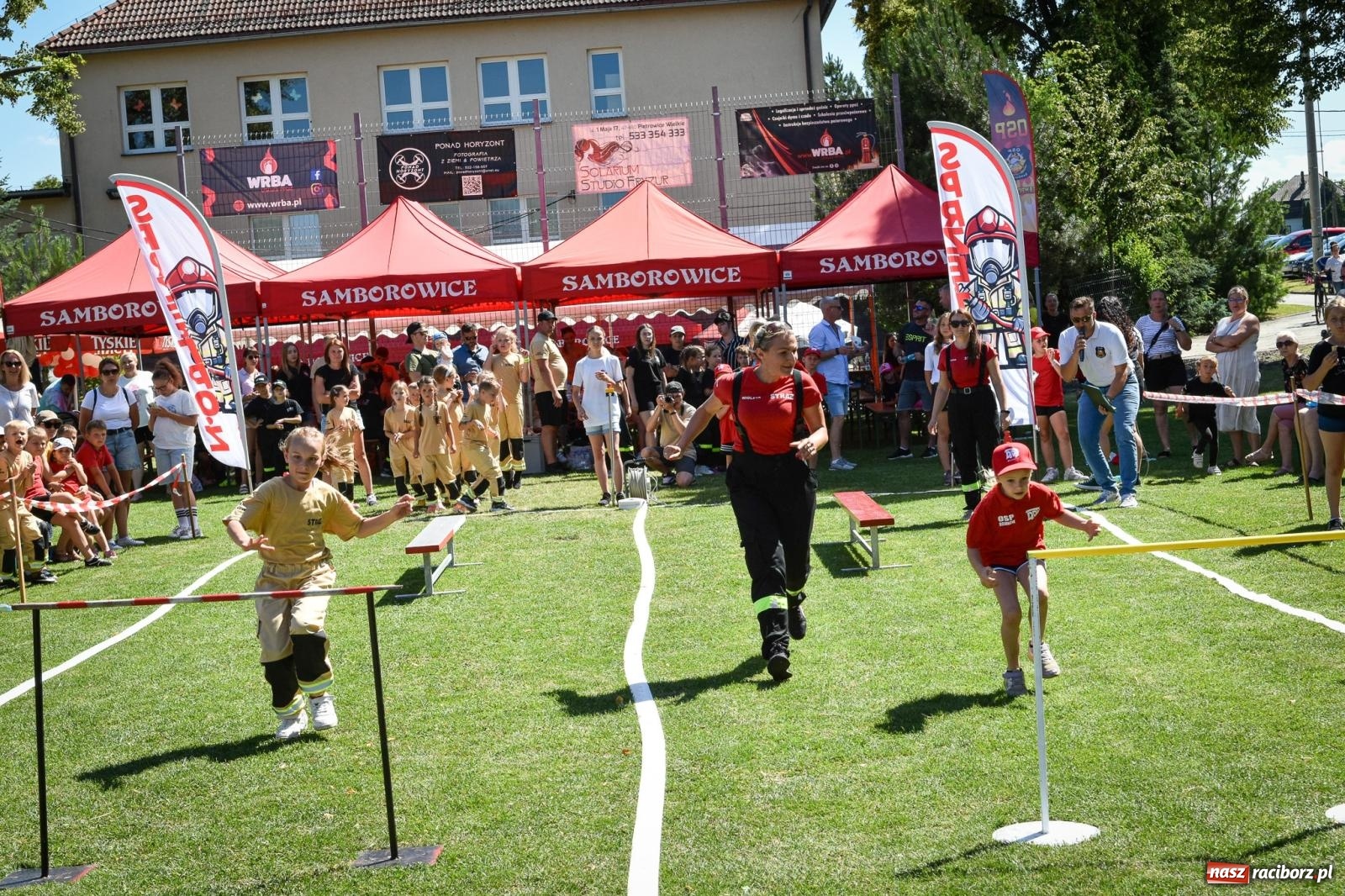 Zdjęcie w galerii na portalu naszraciborz.pl: Młodzi druhowie rywalizowali w Samborowicach. II Zawody Dziecięcych Drużyn Pożarniczych za nami wiadomości z regionu