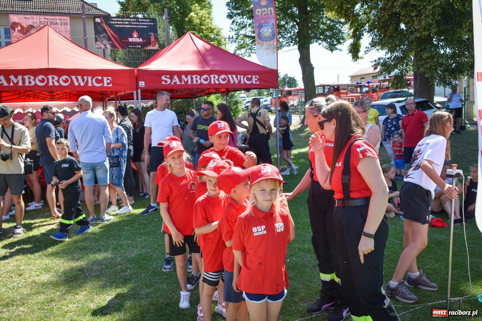 Zdjęcie w galerii na portalu naszraciborz.pl: Młodzi druhowie rywalizowali w Samborowicach. II Zawody Dziecięcych Drużyn Pożarniczych za nami wiadomości z regionu
