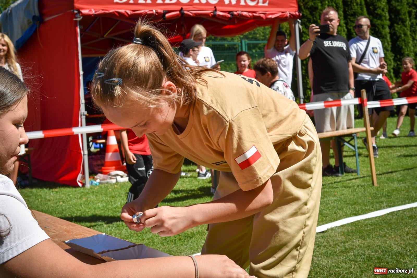 Zdjęcie w galerii na portalu naszraciborz.pl: Młodzi druhowie rywalizowali w Samborowicach. II Zawody Dziecięcych Drużyn Pożarniczych za nami wiadomości z regionu
