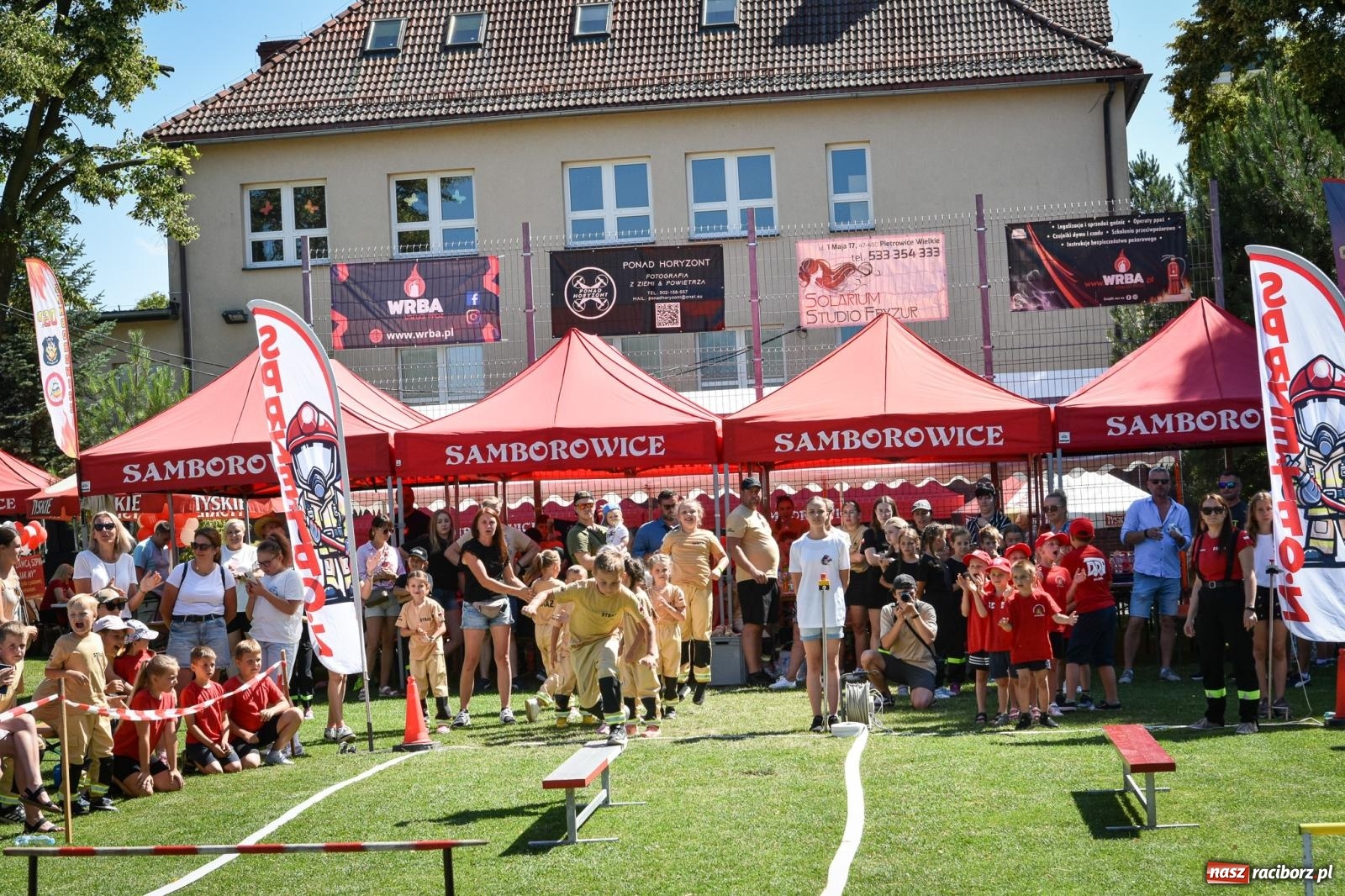 Zdjęcie w galerii na portalu naszraciborz.pl: Młodzi druhowie rywalizowali w Samborowicach. II Zawody Dziecięcych Drużyn Pożarniczych za nami wiadomości z regionu
