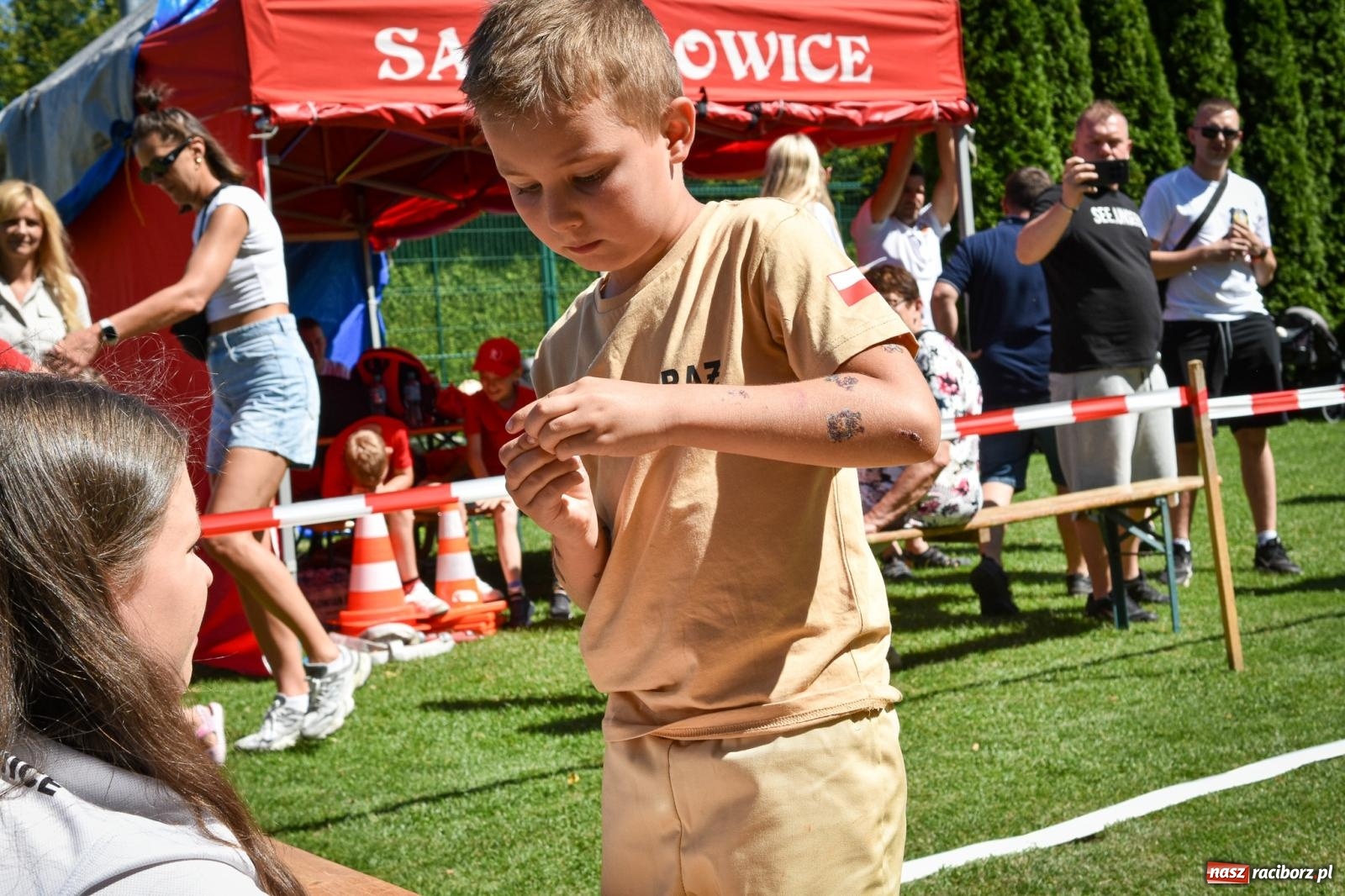 Zdjęcie w galerii na portalu naszraciborz.pl: Młodzi druhowie rywalizowali w Samborowicach. II Zawody Dziecięcych Drużyn Pożarniczych za nami wiadomości z regionu