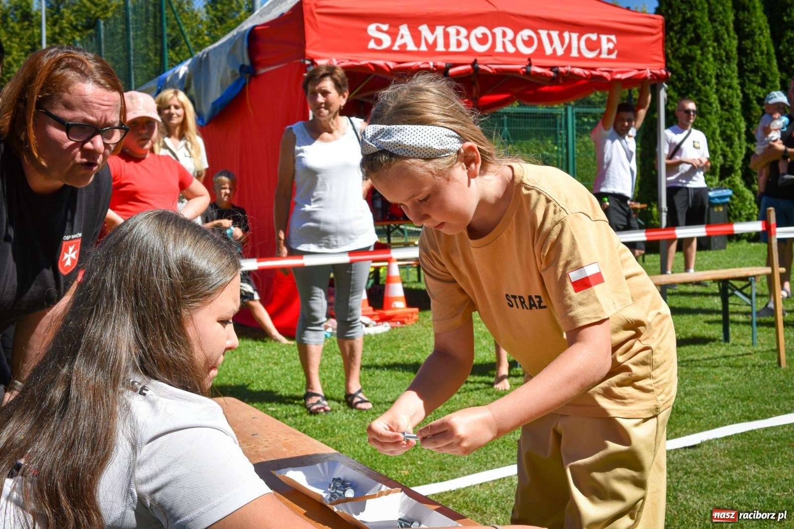 Zdjęcie w galerii na portalu naszraciborz.pl: Młodzi druhowie rywalizowali w Samborowicach. II Zawody Dziecięcych Drużyn Pożarniczych za nami wiadomości z regionu
