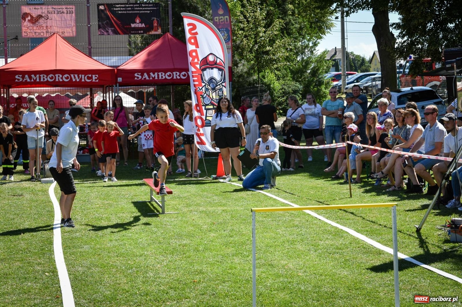 Zdjęcie w galerii na portalu naszraciborz.pl: Młodzi druhowie rywalizowali w Samborowicach. II Zawody Dziecięcych Drużyn Pożarniczych za nami wiadomości z regionu
