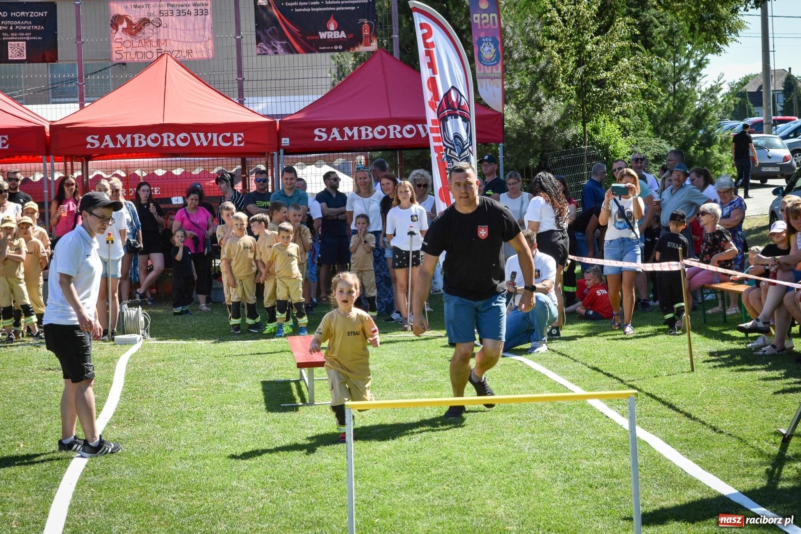 Zdjęcie w galerii na portalu naszraciborz.pl: Młodzi druhowie rywalizowali w Samborowicach. II Zawody Dziecięcych Drużyn Pożarniczych za nami wiadomości z regionu