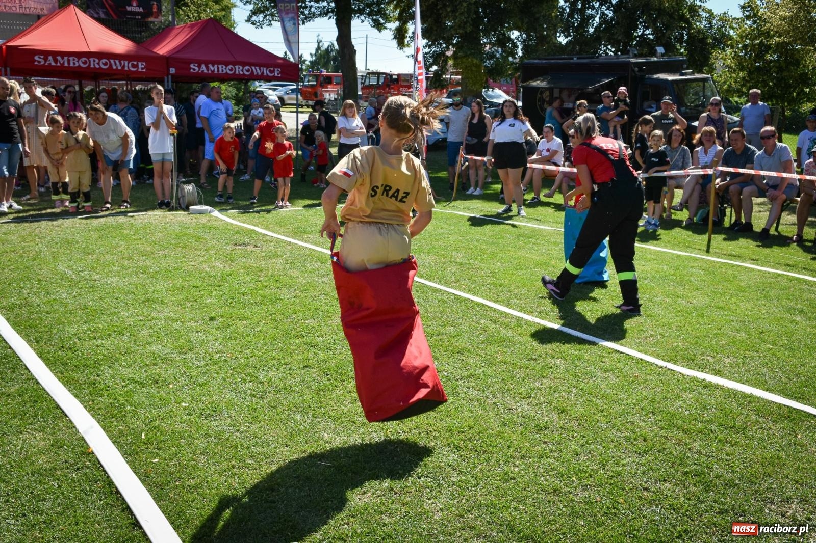 Zdjęcie w galerii na portalu naszraciborz.pl: Młodzi druhowie rywalizowali w Samborowicach. II Zawody Dziecięcych Drużyn Pożarniczych za nami wiadomości z regionu
