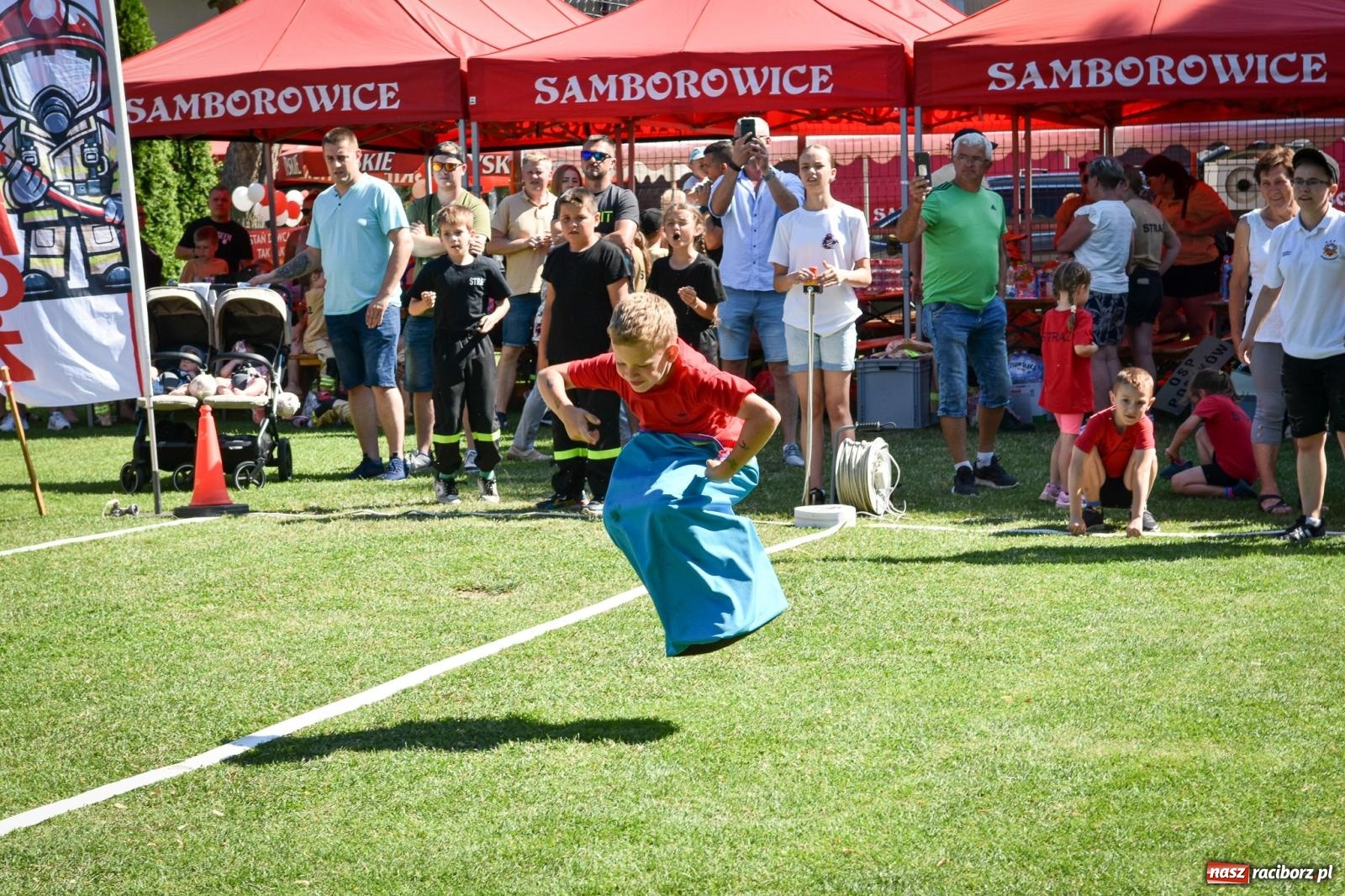 Zdjęcie w galerii na portalu naszraciborz.pl: Młodzi druhowie rywalizowali w Samborowicach. II Zawody Dziecięcych Drużyn Pożarniczych za nami wiadomości z regionu