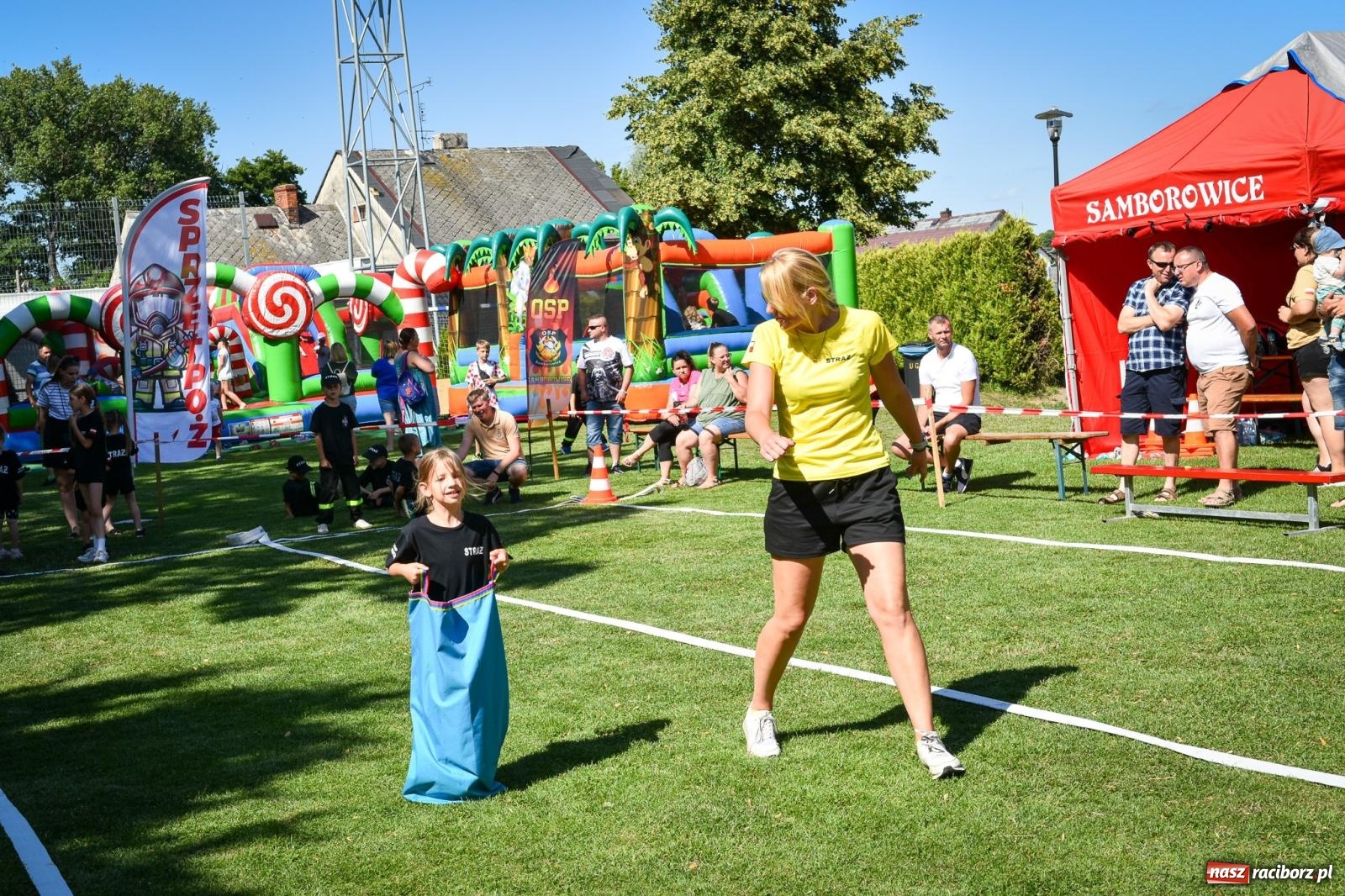 Zdjęcie w galerii na portalu naszraciborz.pl: Młodzi druhowie rywalizowali w Samborowicach. II Zawody Dziecięcych Drużyn Pożarniczych za nami wiadomości z regionu