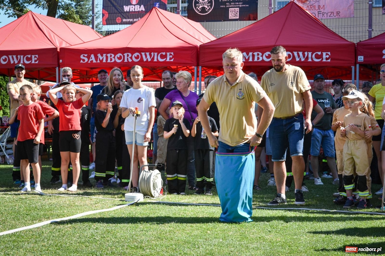 Zdjęcie w galerii na portalu naszraciborz.pl: Młodzi druhowie rywalizowali w Samborowicach. II Zawody Dziecięcych Drużyn Pożarniczych za nami wiadomości z regionu