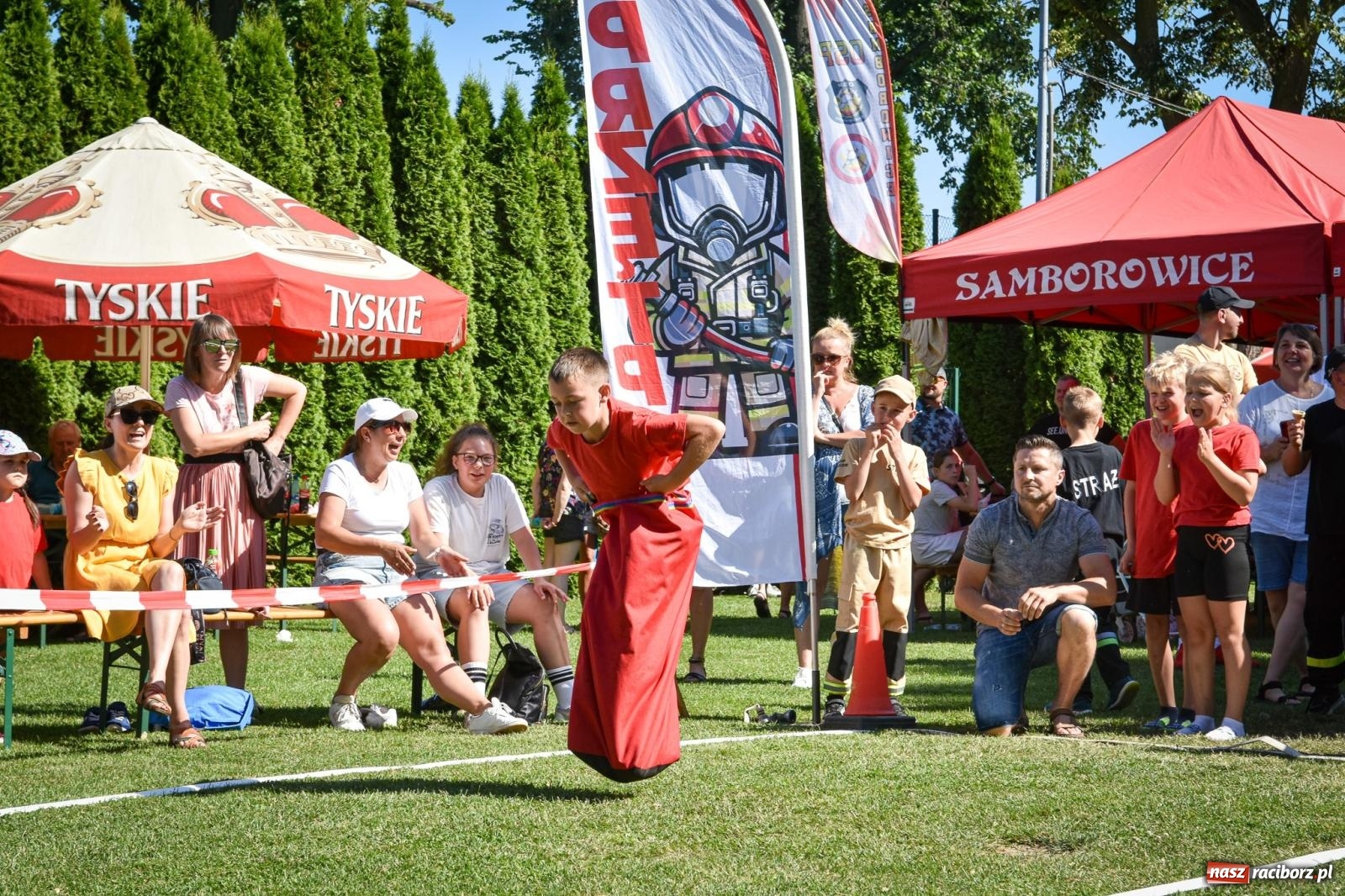 Zdjęcie w galerii na portalu naszraciborz.pl: Młodzi druhowie rywalizowali w Samborowicach. II Zawody Dziecięcych Drużyn Pożarniczych za nami wiadomości z regionu