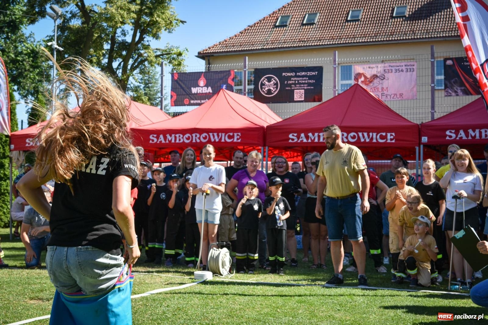 Zdjęcie w galerii na portalu naszraciborz.pl: Młodzi druhowie rywalizowali w Samborowicach. II Zawody Dziecięcych Drużyn Pożarniczych za nami wiadomości z regionu