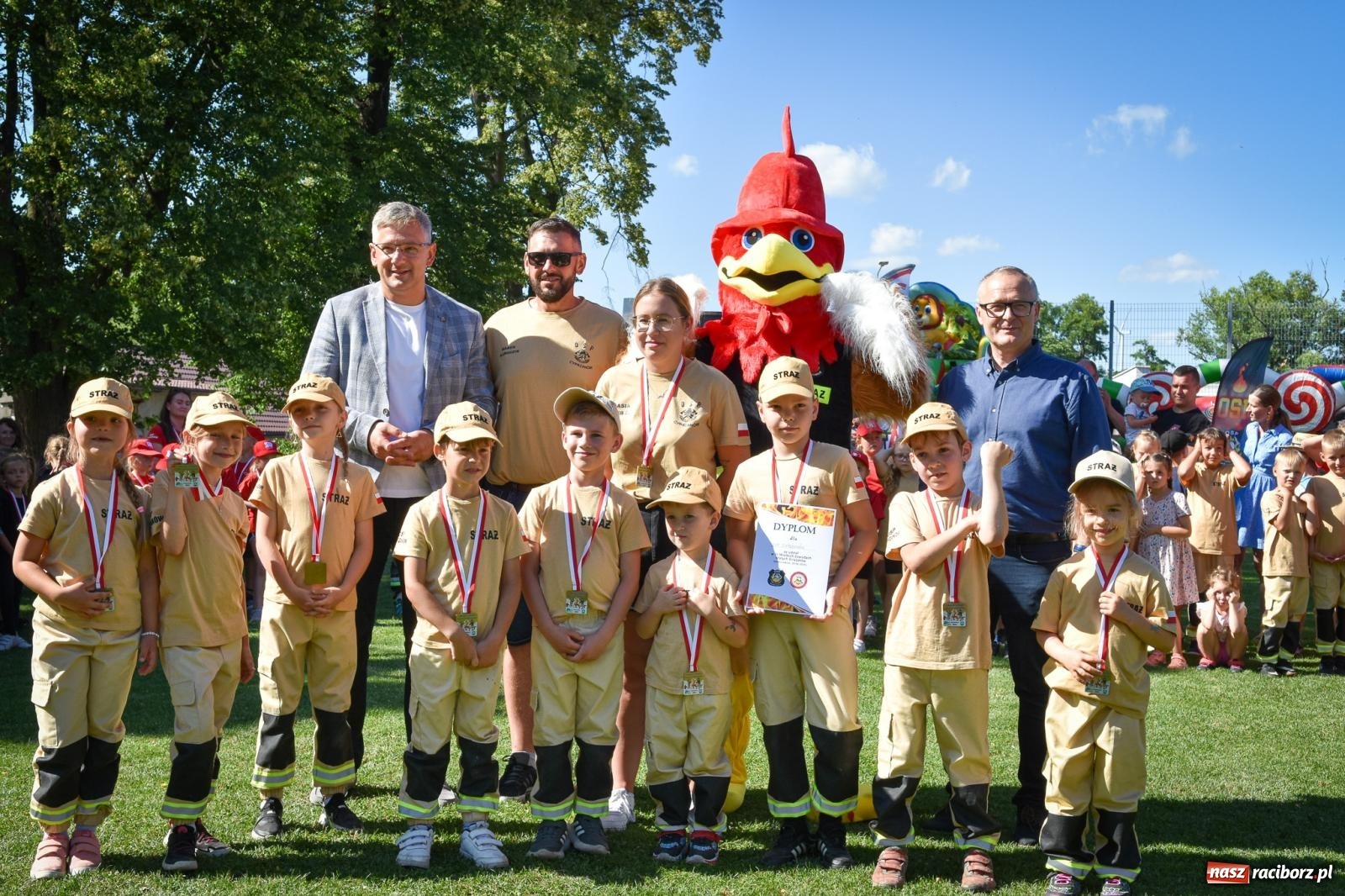 Zdjęcie w galerii na portalu naszraciborz.pl: Młodzi druhowie rywalizowali w Samborowicach. II Zawody Dziecięcych Drużyn Pożarniczych za nami wiadomości z regionu