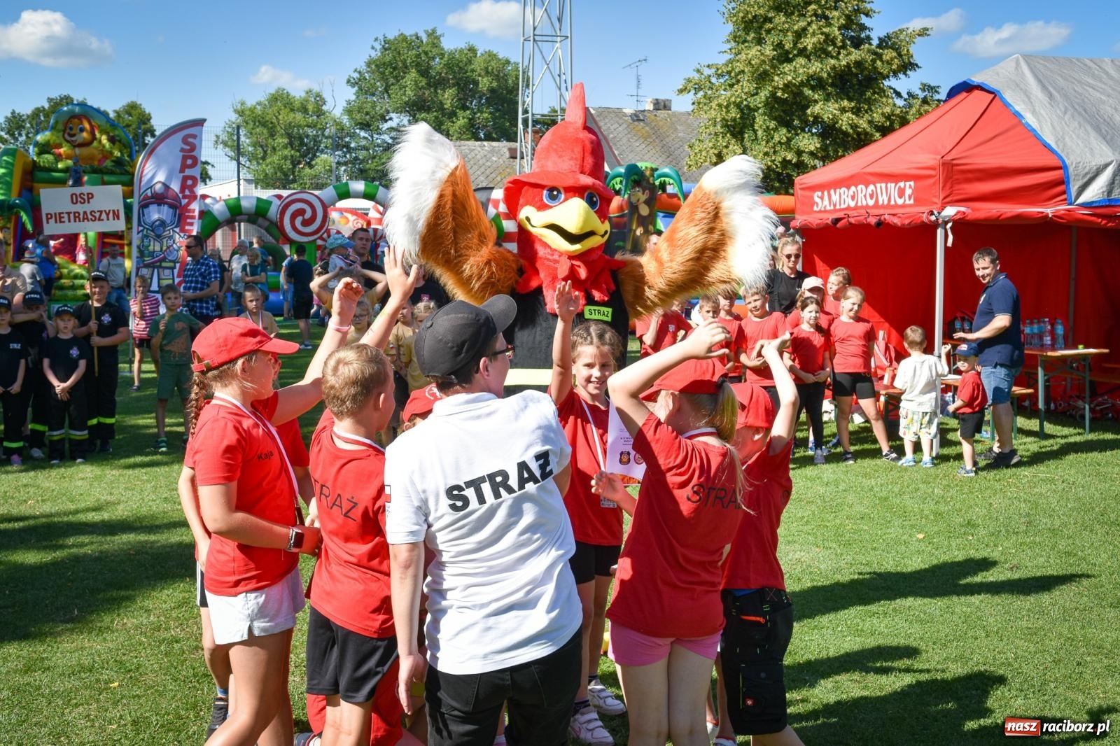 Zdjęcie w galerii na portalu naszraciborz.pl: Młodzi druhowie rywalizowali w Samborowicach. II Zawody Dziecięcych Drużyn Pożarniczych za nami wiadomości z regionu