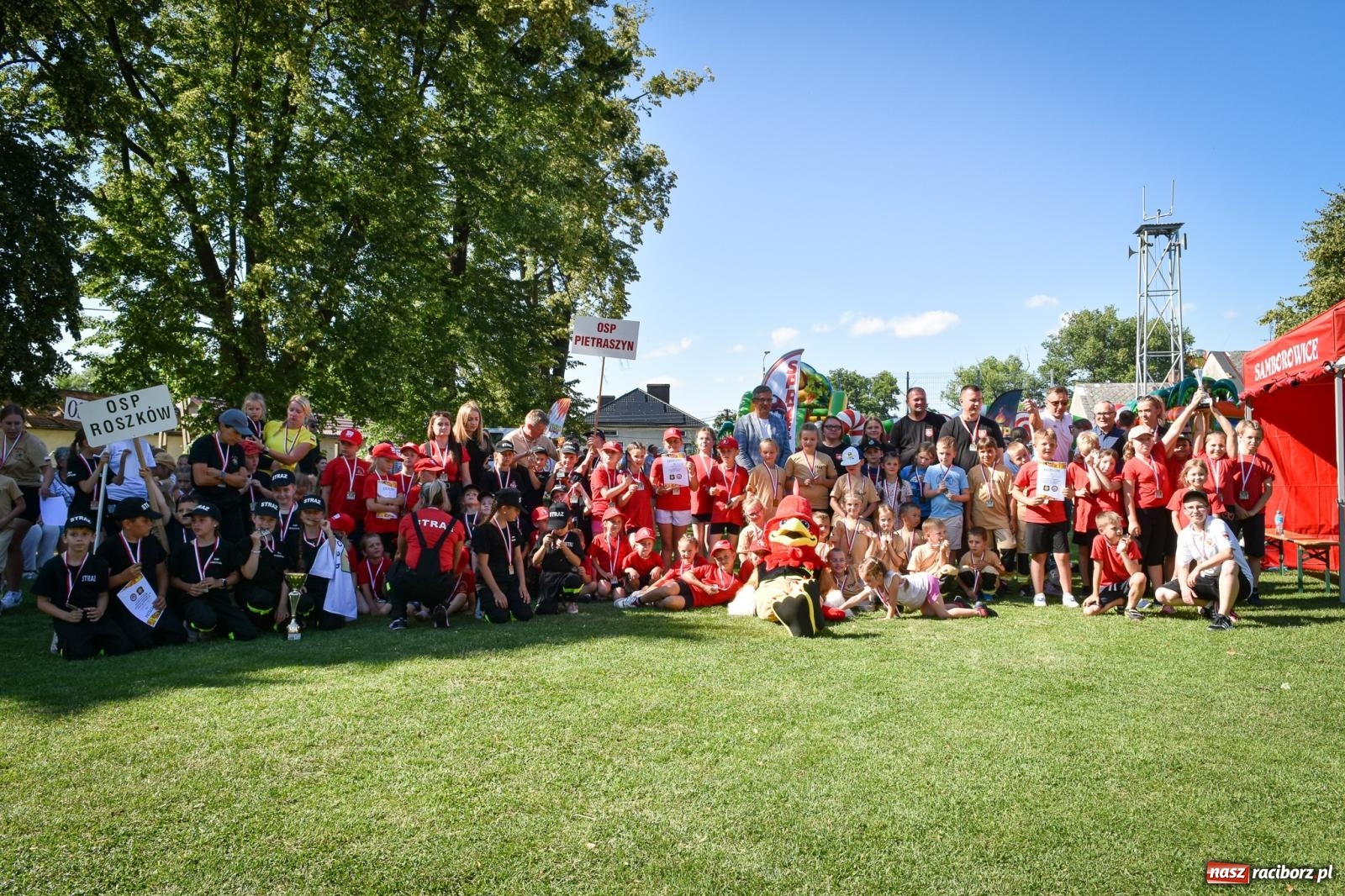 Zdjęcie w galerii na portalu naszraciborz.pl: Młodzi druhowie rywalizowali w Samborowicach. II Zawody Dziecięcych Drużyn Pożarniczych za nami wiadomości z regionu