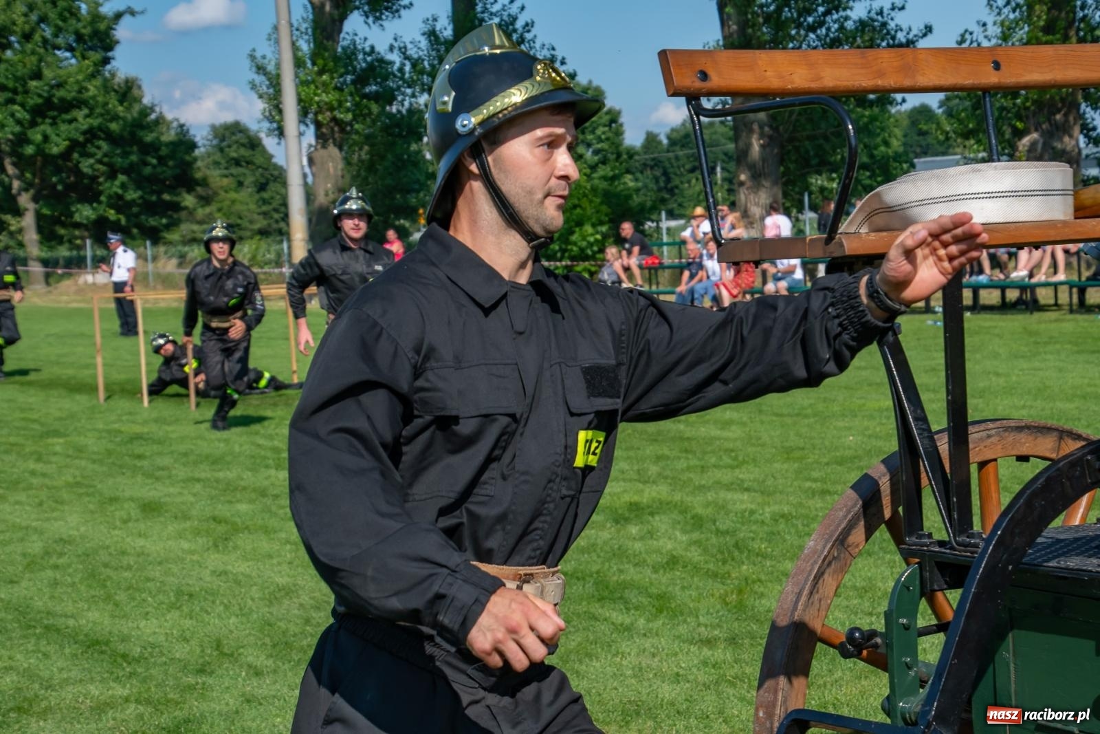 Zdjęcie w galerii na portalu naszraciborz.pl: Tradycja, rywalizacja i historia – Międzynarodowe Zawody Sikawek Konnych o Puchar Wójta Gminy Krzyżanowice w Bieńkowicach [FOTO i WIDEO] wiadomości z regionu