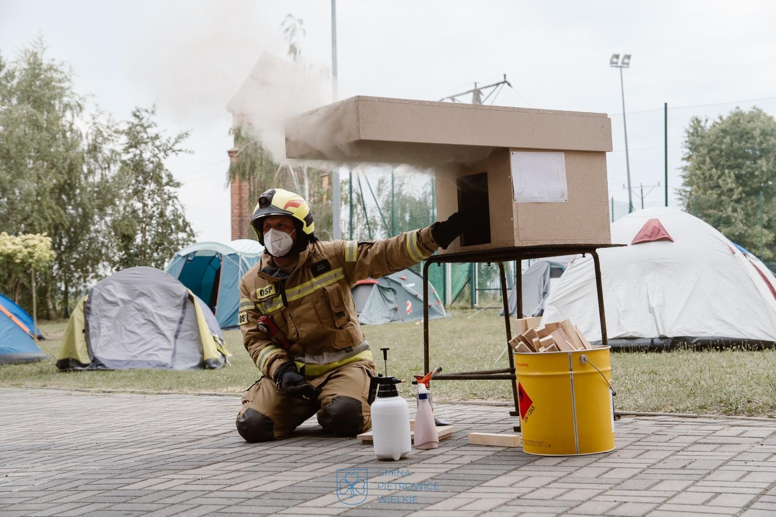 Zdjęcie w galerii na portalu naszraciborz.pl: Młodzi strażacy szkolili się w Pawłowie. Letni obóz OSP pełen nauki i przygód wiadomości z regionu