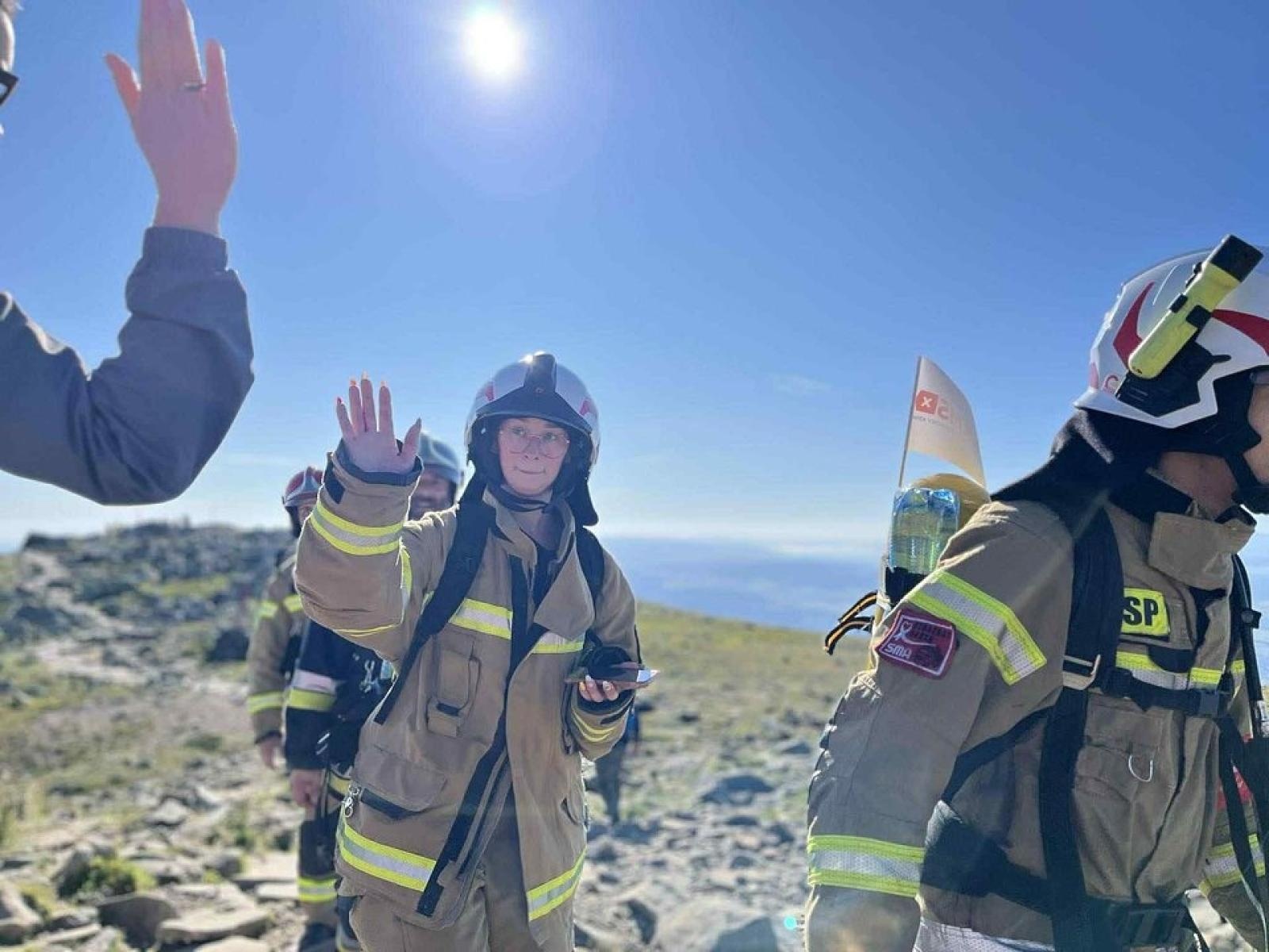 Zdjęcie w galerii na portalu naszraciborz.pl: Piąta górska wyprawa strażaków zakończona sukcesem. Ze szczytu Babiej Góry wybrzmiał apel - zostań potencjalnym dawcą szpiku! wiadomości z regionu