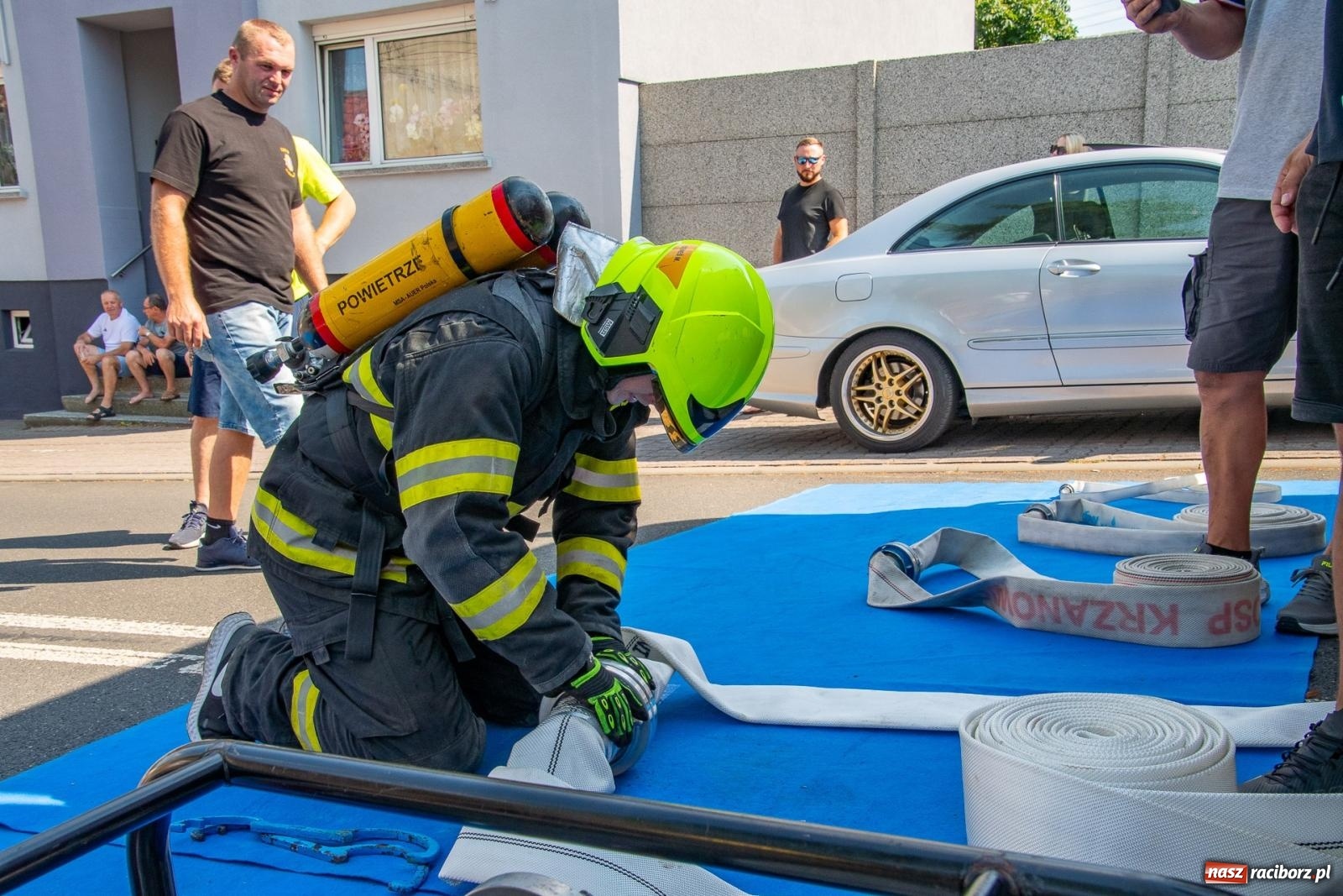 Zdjęcie w galerii na portalu naszraciborz.pl: Zawody Żelazny jak Strażak w Krzanowicach. Czesi na podium [FOTO i WIDEO] wiadomości z regionu