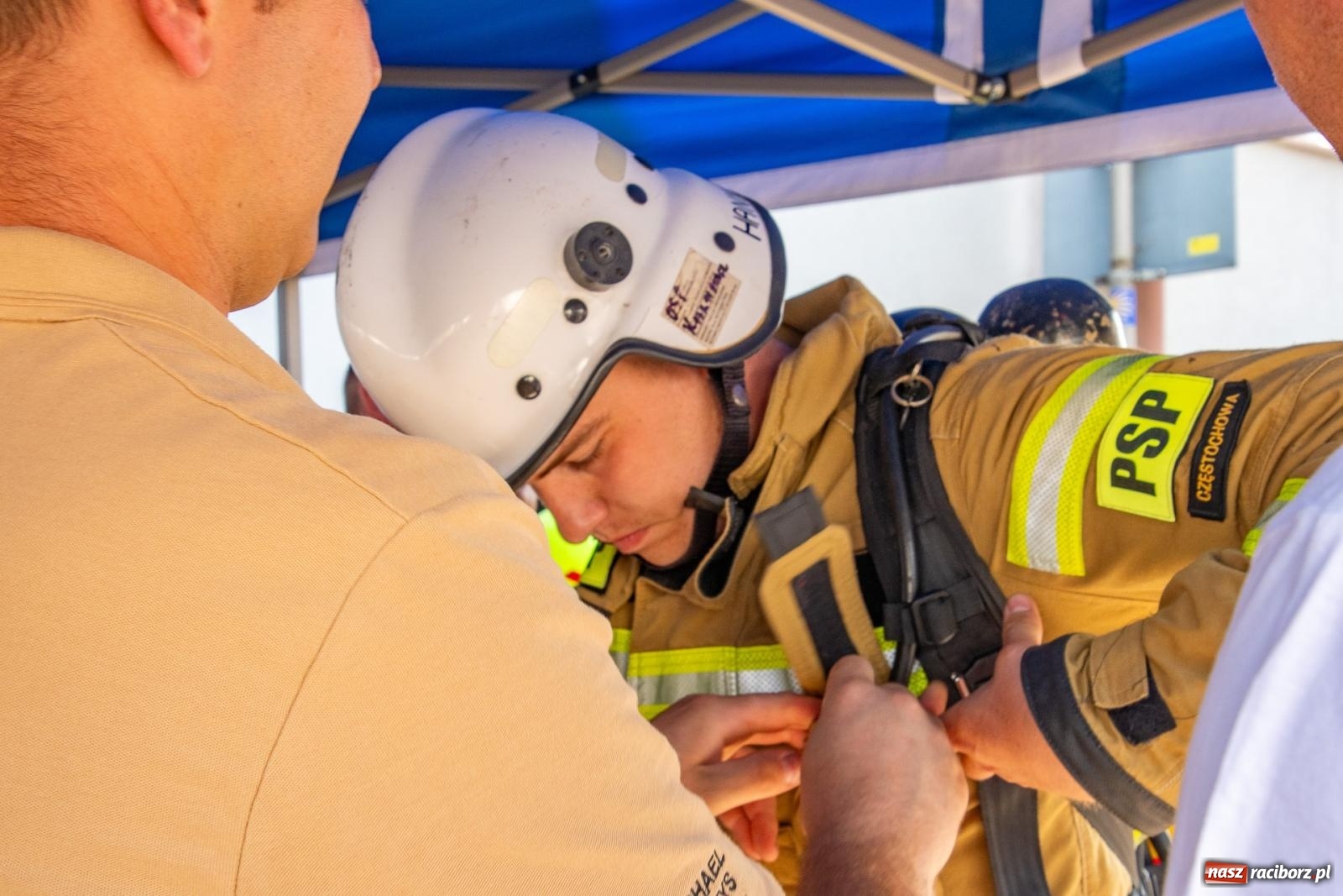 Zdjęcie w galerii na portalu naszraciborz.pl: Zawody Żelazny jak Strażak w Krzanowicach. Czesi na podium [FOTO i WIDEO] wiadomości z regionu