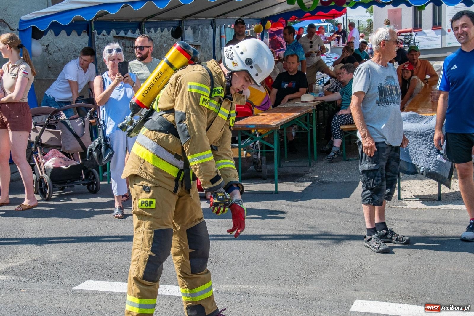 Zdjęcie w galerii na portalu naszraciborz.pl: Zawody Żelazny jak Strażak w Krzanowicach. Czesi na podium [FOTO i WIDEO] wiadomości z regionu
