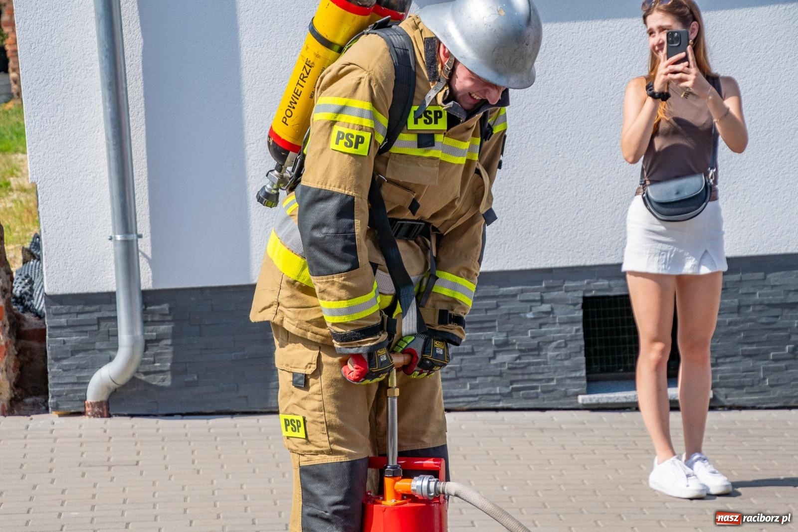 Zdjęcie w galerii na portalu naszraciborz.pl: Zawody Żelazny jak Strażak w Krzanowicach. Czesi na podium [FOTO i WIDEO] wiadomości z regionu