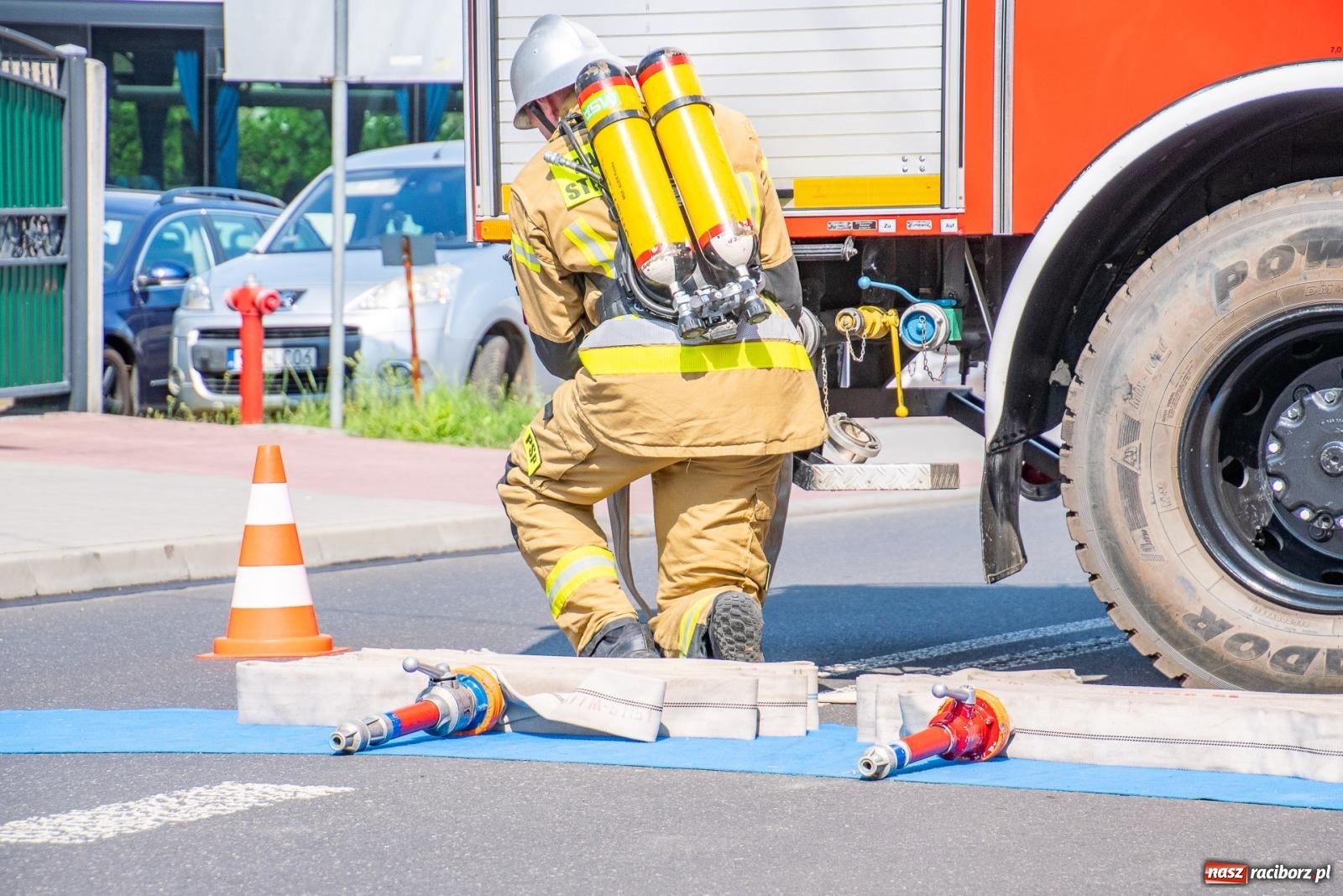 Zdjęcie w galerii na portalu naszraciborz.pl: Zawody Żelazny jak Strażak w Krzanowicach. Czesi na podium [FOTO i WIDEO] wiadomości z regionu