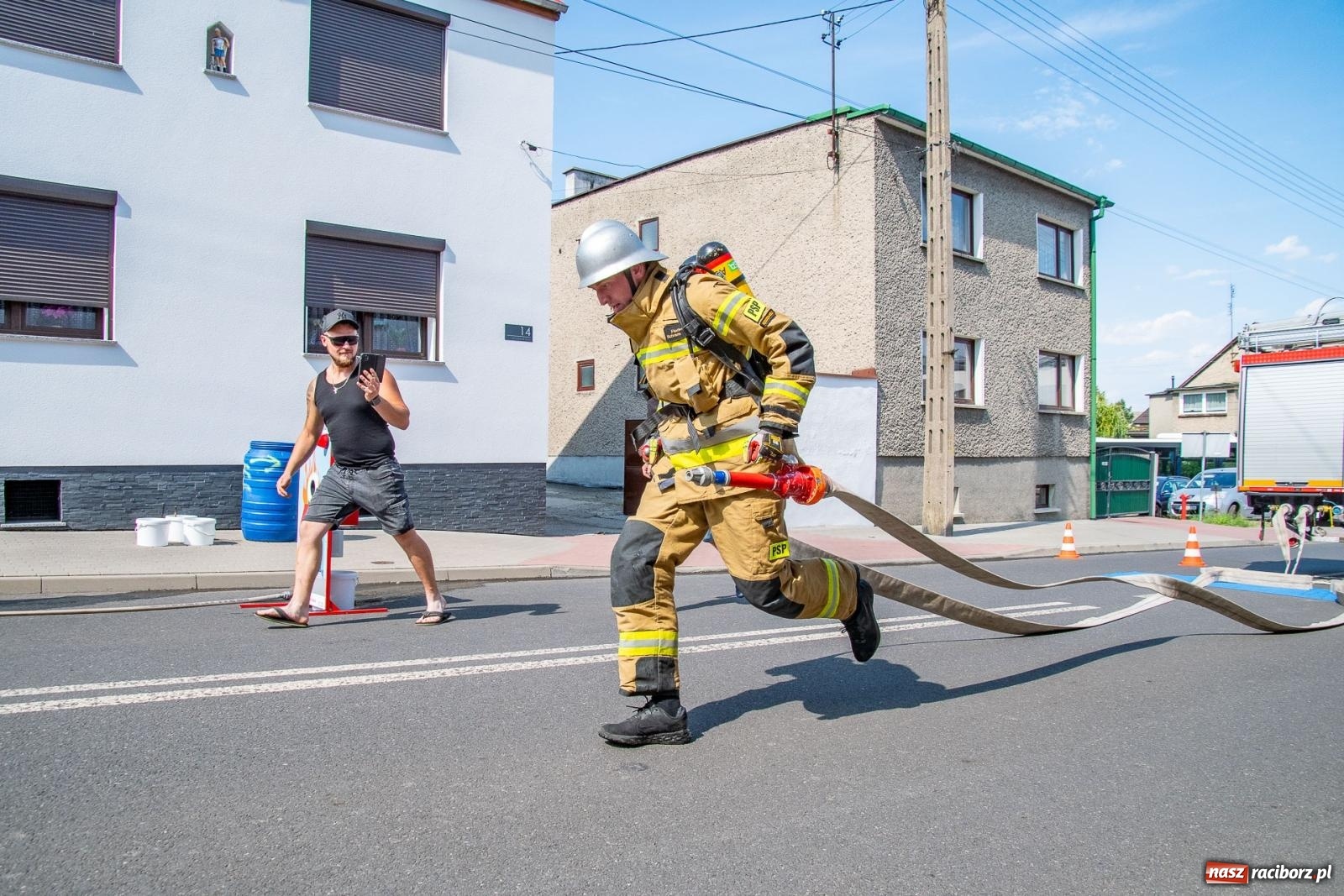 Zdjęcie w galerii na portalu naszraciborz.pl: Zawody Żelazny jak Strażak w Krzanowicach. Czesi na podium [FOTO i WIDEO] wiadomości z regionu