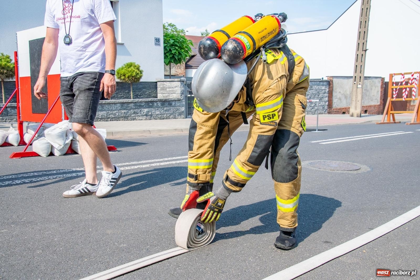 Zdjęcie w galerii na portalu naszraciborz.pl: Zawody Żelazny jak Strażak w Krzanowicach. Czesi na podium [FOTO i WIDEO] wiadomości z regionu