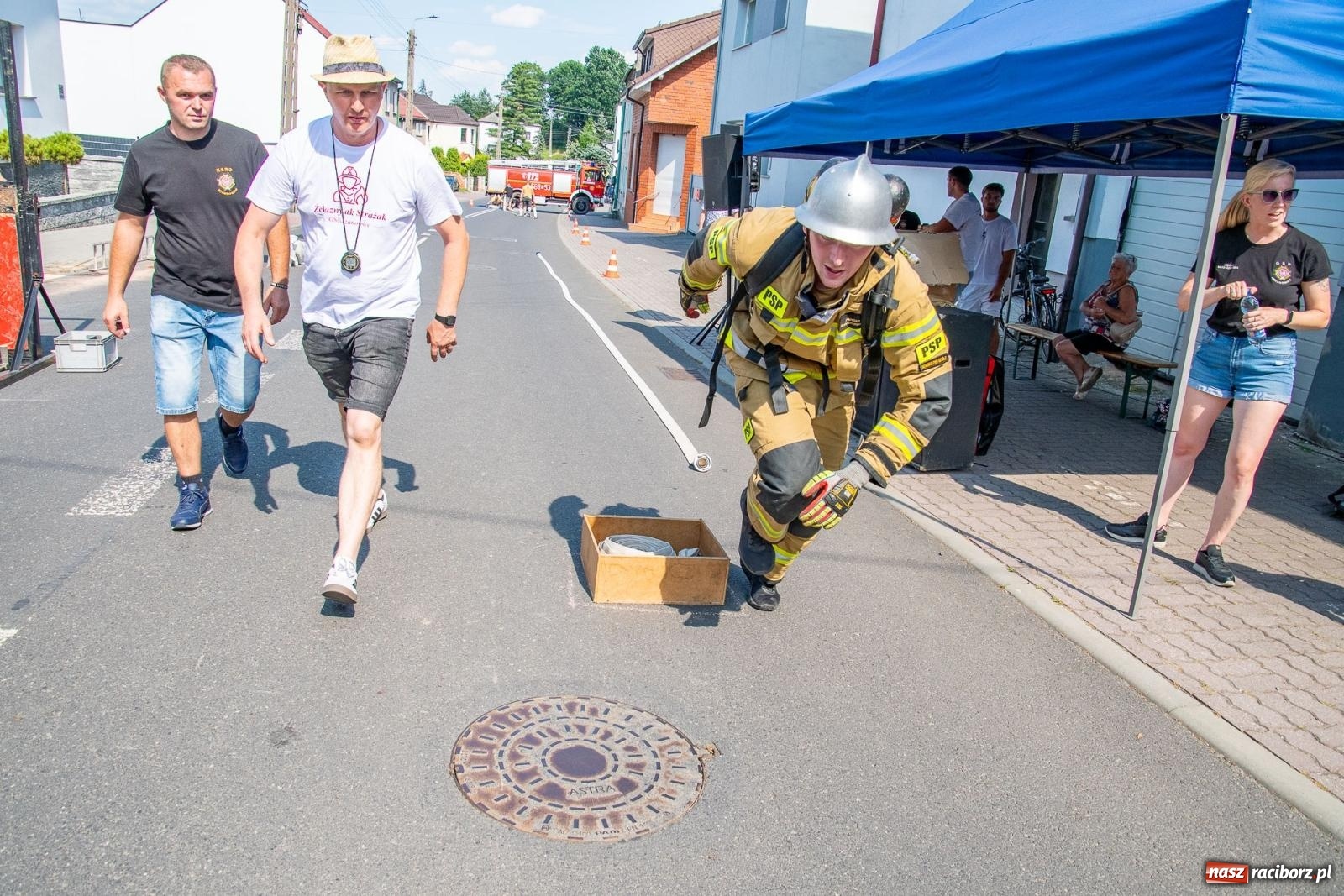 Zdjęcie w galerii na portalu naszraciborz.pl: Zawody Żelazny jak Strażak w Krzanowicach. Czesi na podium [FOTO i WIDEO] wiadomości z regionu