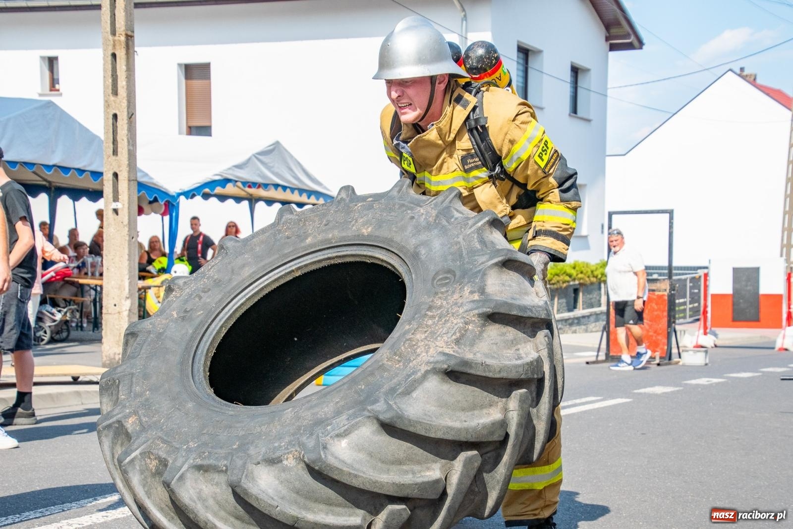 Zdjęcie w galerii na portalu naszraciborz.pl: Zawody Żelazny jak Strażak w Krzanowicach. Czesi na podium [FOTO i WIDEO] wiadomości z regionu
