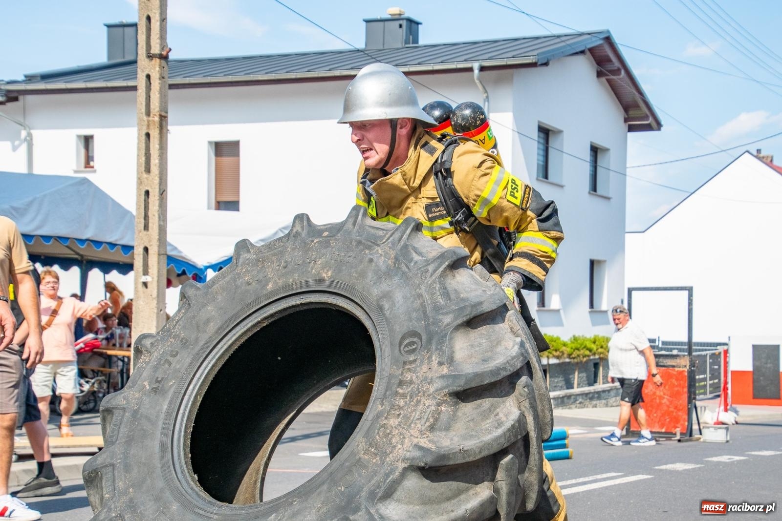 Zdjęcie w galerii na portalu naszraciborz.pl: Zawody Żelazny jak Strażak w Krzanowicach. Czesi na podium [FOTO i WIDEO] wiadomości z regionu