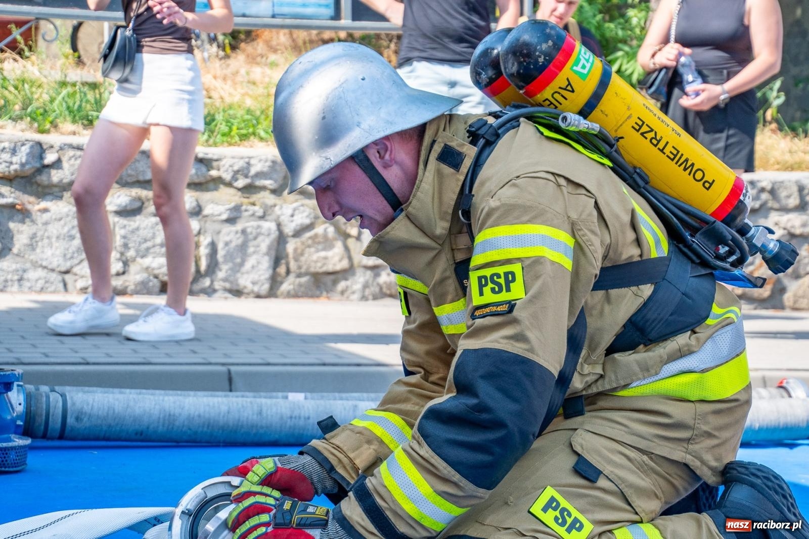 Zdjęcie w galerii na portalu naszraciborz.pl: Zawody Żelazny jak Strażak w Krzanowicach. Czesi na podium [FOTO i WIDEO] wiadomości z regionu