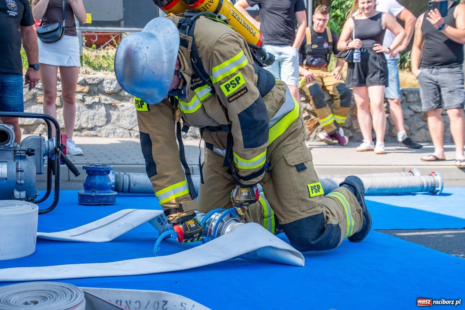 Zdjęcie w galerii na portalu naszraciborz.pl: Zawody Żelazny jak Strażak w Krzanowicach. Czesi na podium [FOTO i WIDEO] wiadomości z regionu