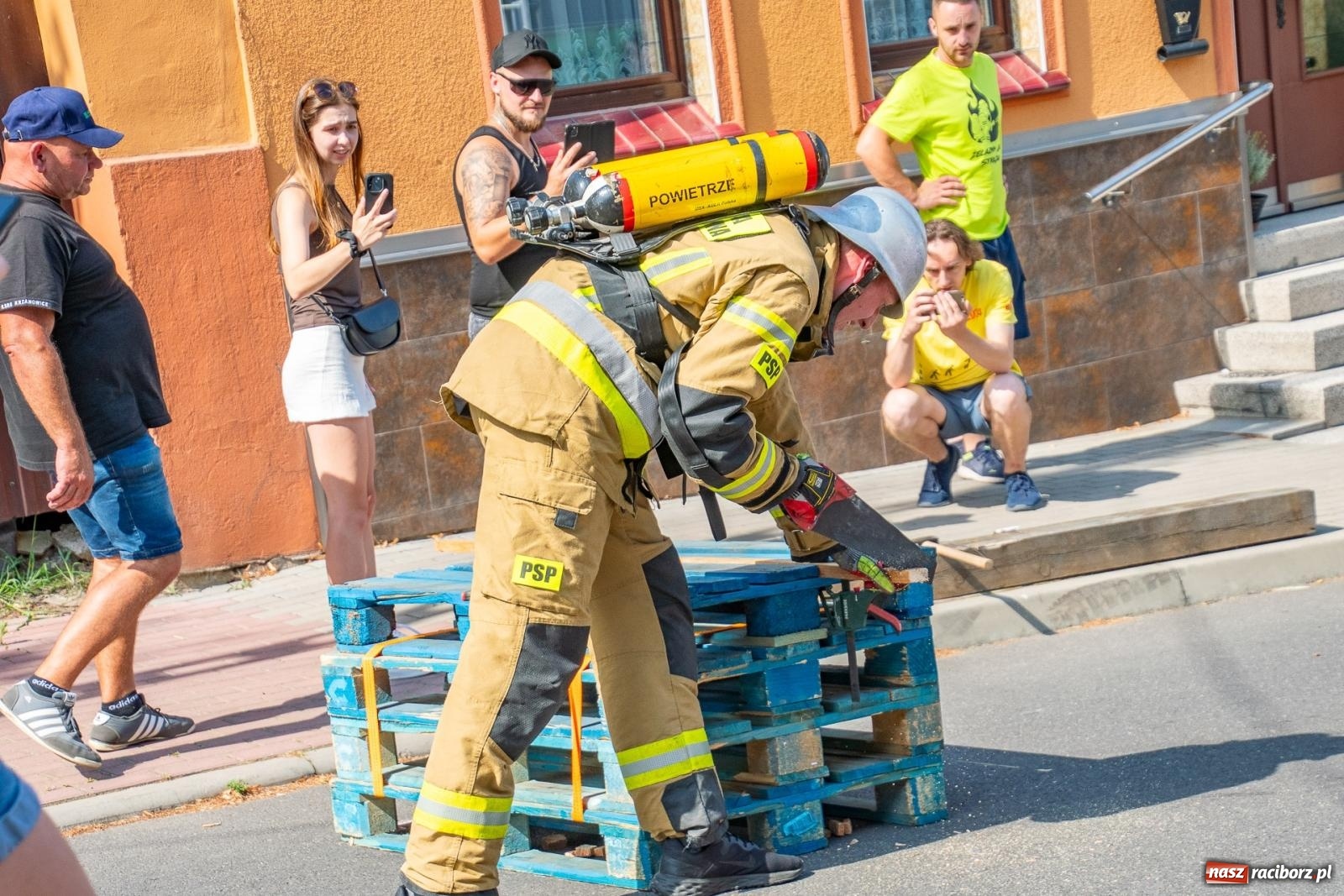 Zdjęcie w galerii na portalu naszraciborz.pl: Zawody Żelazny jak Strażak w Krzanowicach. Czesi na podium [FOTO i WIDEO] wiadomości z regionu