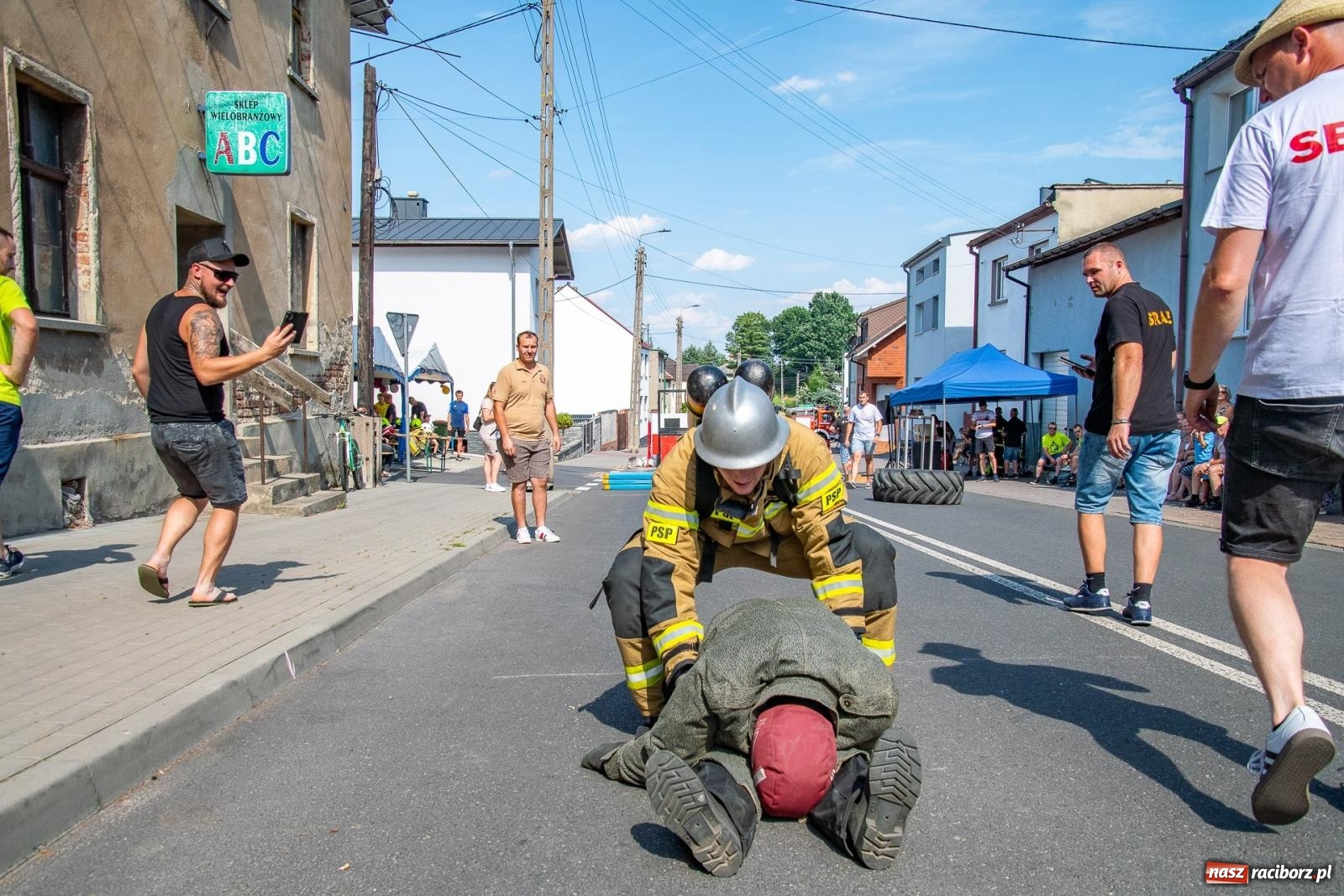 Zdjęcie w galerii na portalu naszraciborz.pl: Zawody Żelazny jak Strażak w Krzanowicach. Czesi na podium [FOTO i WIDEO] wiadomości z regionu