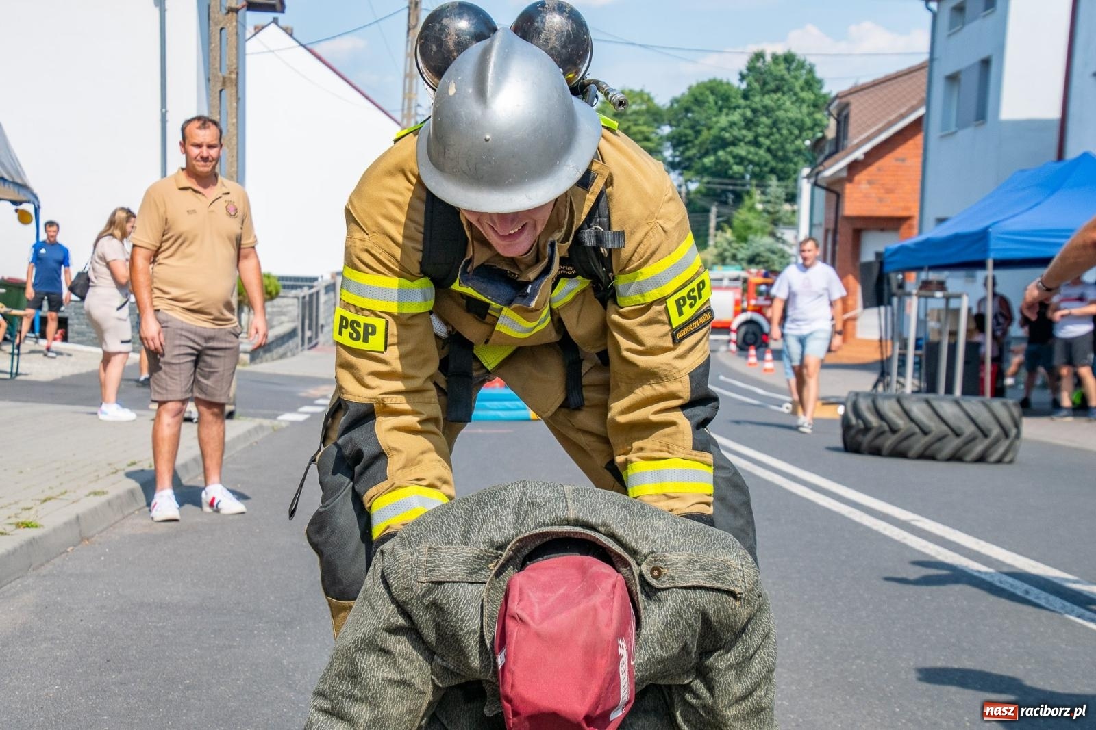 Zdjęcie w galerii na portalu naszraciborz.pl: Zawody Żelazny jak Strażak w Krzanowicach. Czesi na podium [FOTO i WIDEO] wiadomości z regionu