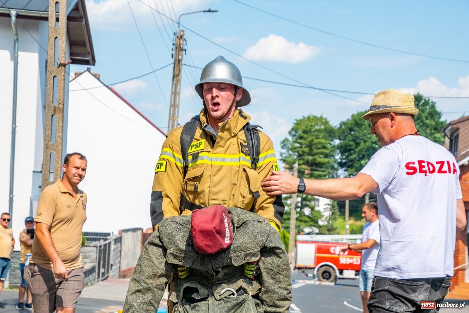 Zdjęcie w galerii na portalu naszraciborz.pl: Zawody Żelazny jak Strażak w Krzanowicach. Czesi na podium [FOTO i WIDEO] wiadomości z regionu