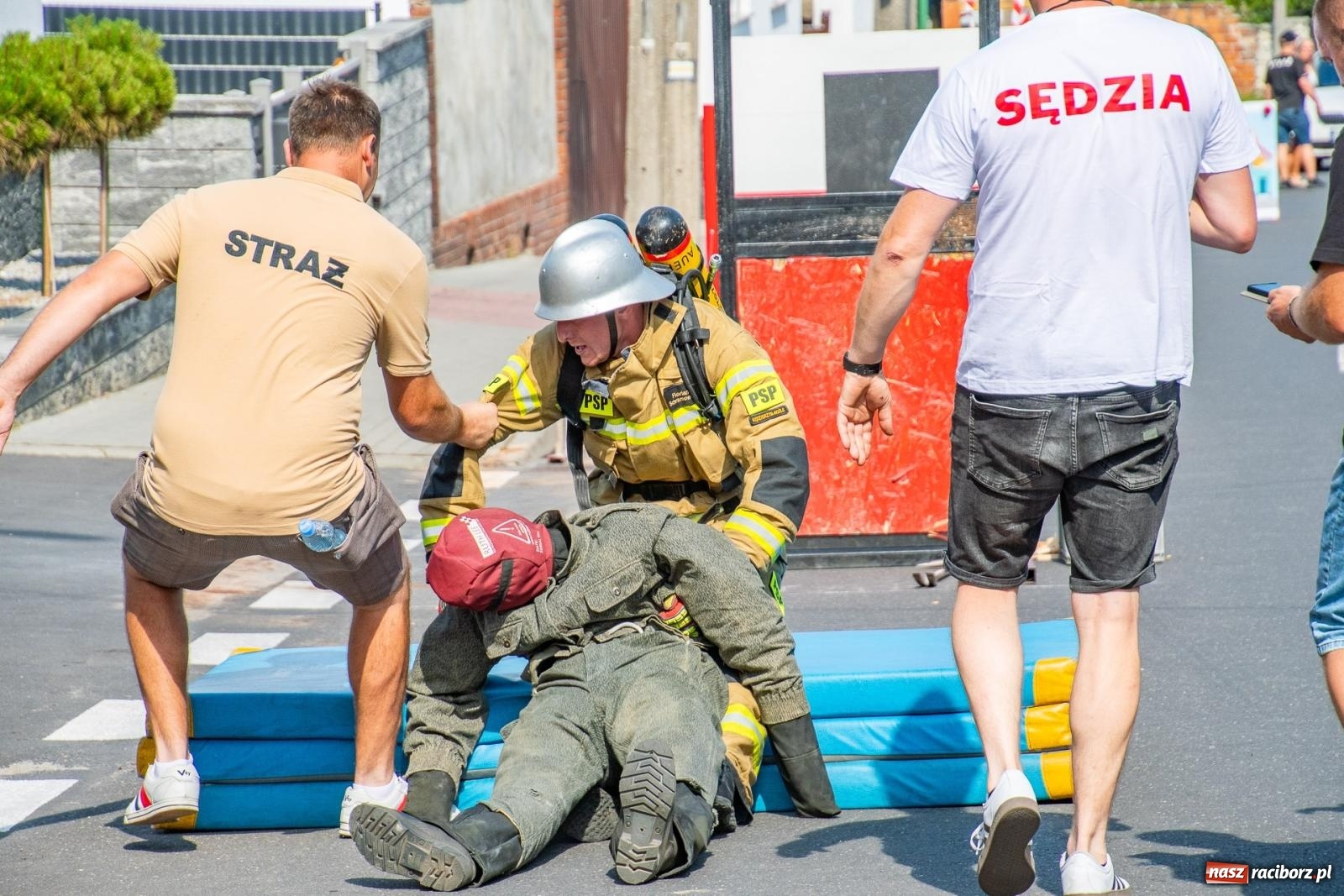 Zdjęcie w galerii na portalu naszraciborz.pl: Zawody Żelazny jak Strażak w Krzanowicach. Czesi na podium [FOTO i WIDEO] wiadomości z regionu