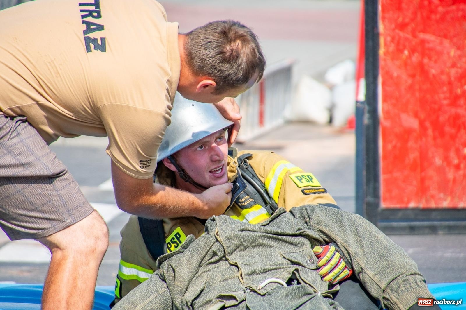Zdjęcie w galerii na portalu naszraciborz.pl: Zawody Żelazny jak Strażak w Krzanowicach. Czesi na podium [FOTO i WIDEO] wiadomości z regionu