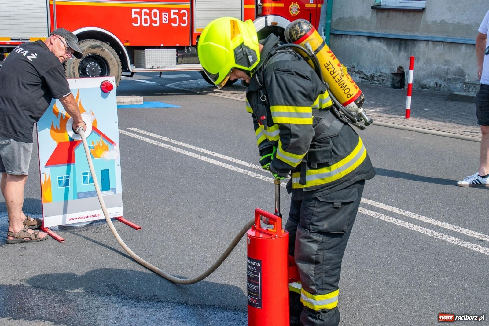Zdjęcie w galerii na portalu naszraciborz.pl: Zawody Żelazny jak Strażak w Krzanowicach. Czesi na podium [FOTO i WIDEO] wiadomości z regionu