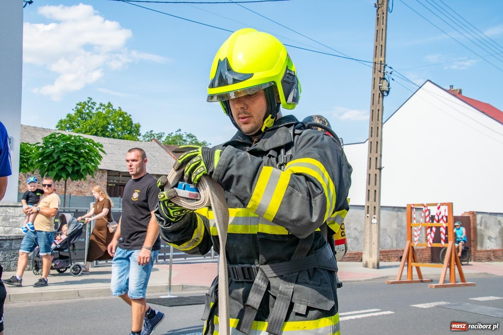 Zdjęcie w galerii na portalu naszraciborz.pl: Zawody Żelazny jak Strażak w Krzanowicach. Czesi na podium [FOTO i WIDEO] wiadomości z regionu