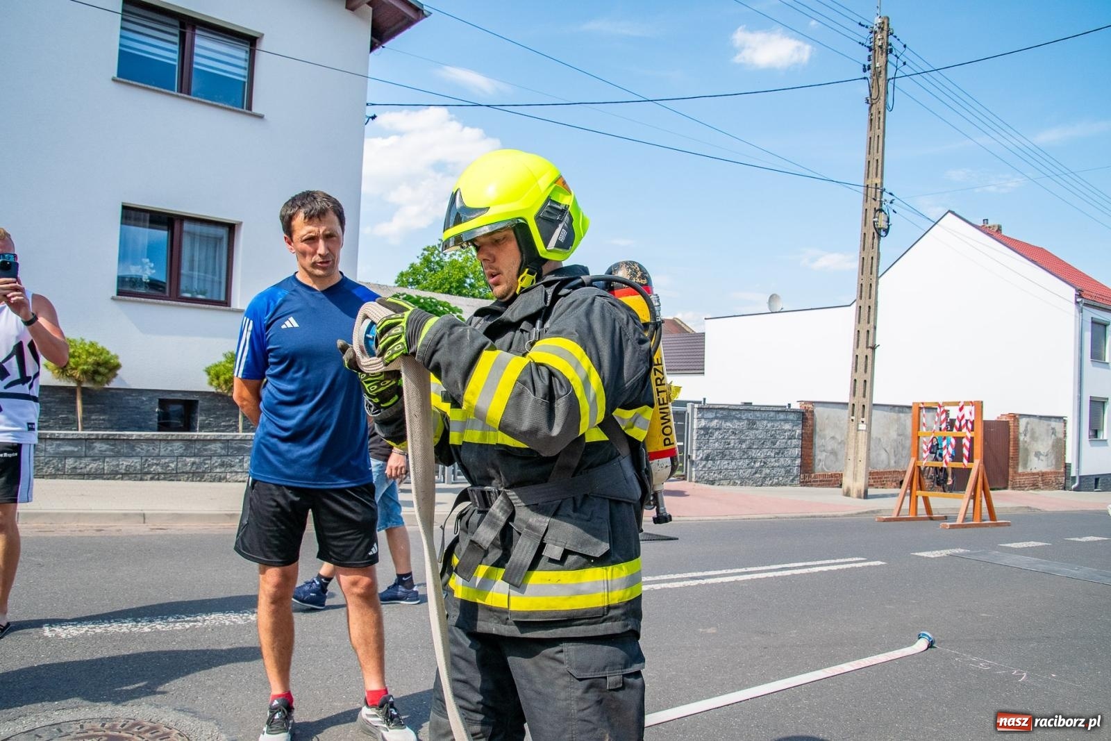 Zdjęcie w galerii na portalu naszraciborz.pl: Zawody Żelazny jak Strażak w Krzanowicach. Czesi na podium [FOTO i WIDEO] wiadomości z regionu