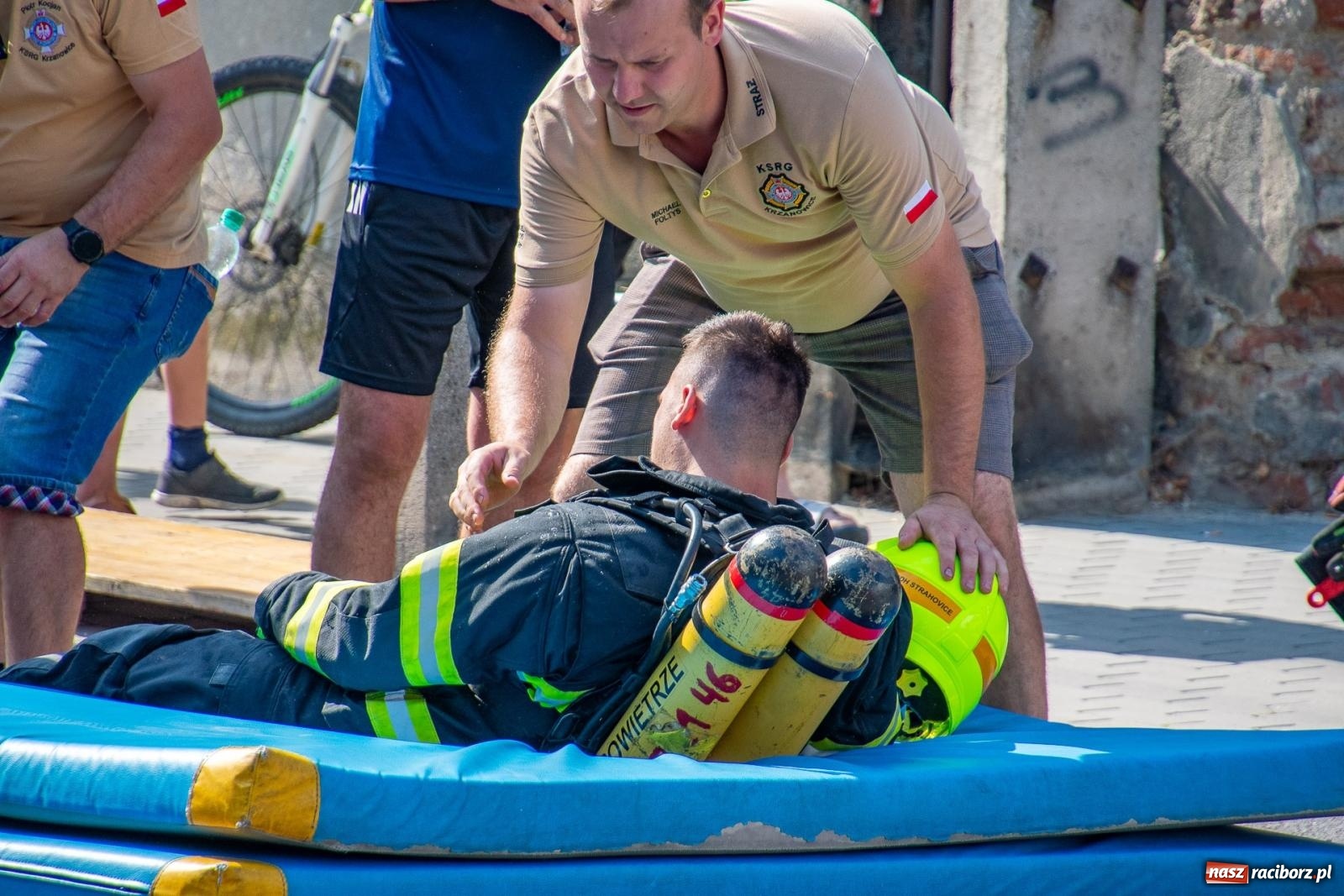 Zdjęcie w galerii na portalu naszraciborz.pl: Zawody Żelazny jak Strażak w Krzanowicach. Czesi na podium [FOTO i WIDEO] wiadomości z regionu