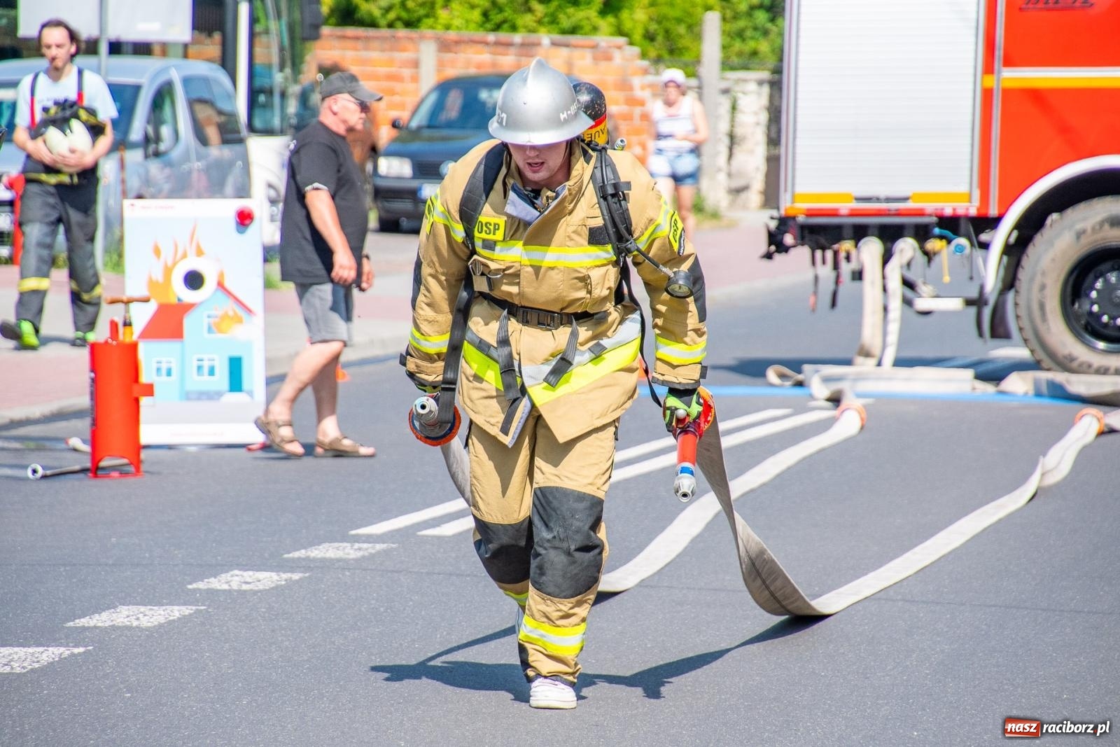 Zdjęcie w galerii na portalu naszraciborz.pl: Zawody Żelazny jak Strażak w Krzanowicach. Czesi na podium [FOTO i WIDEO] wiadomości z regionu