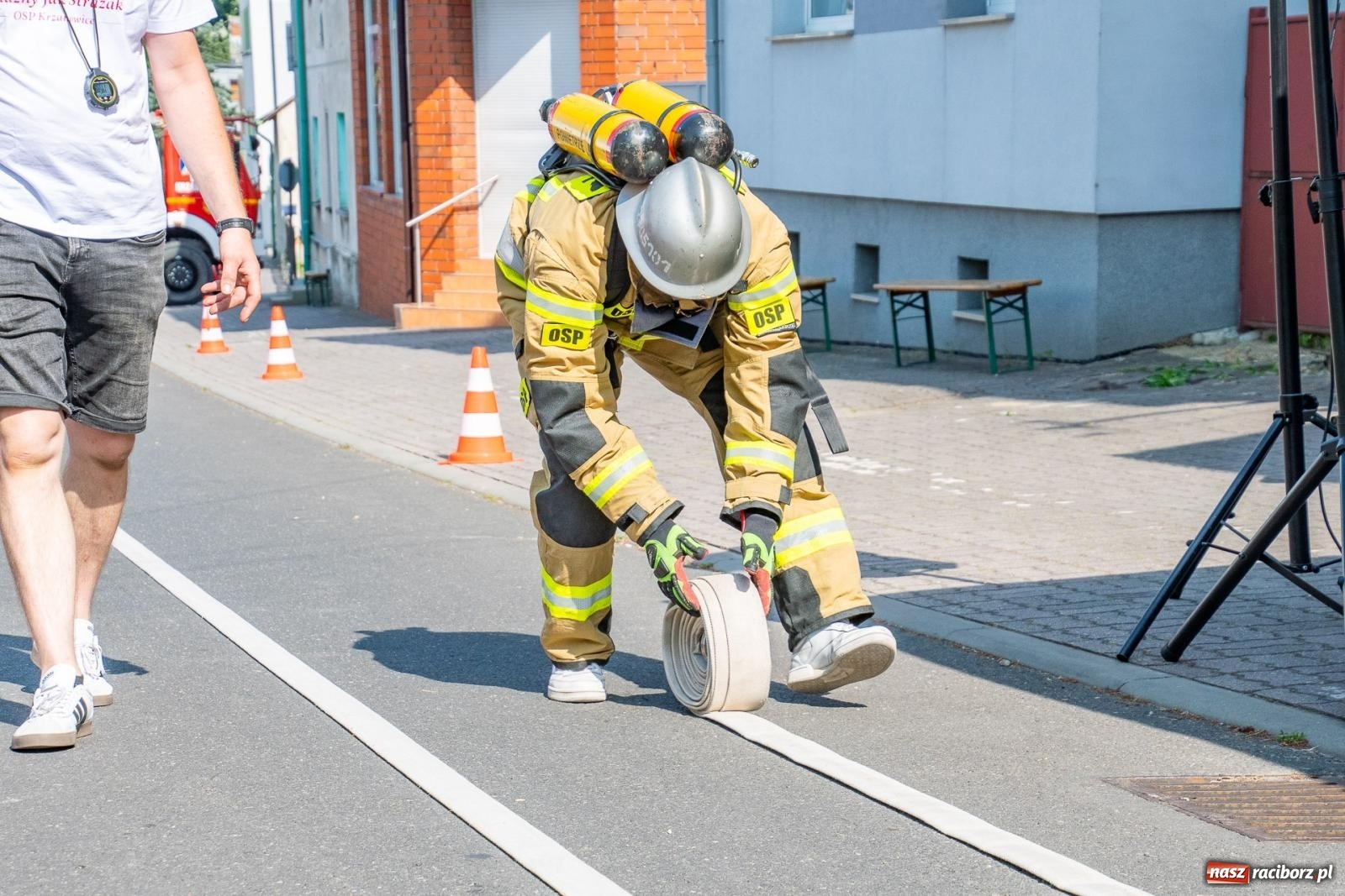 Zdjęcie w galerii na portalu naszraciborz.pl: Zawody Żelazny jak Strażak w Krzanowicach. Czesi na podium [FOTO i WIDEO] wiadomości z regionu