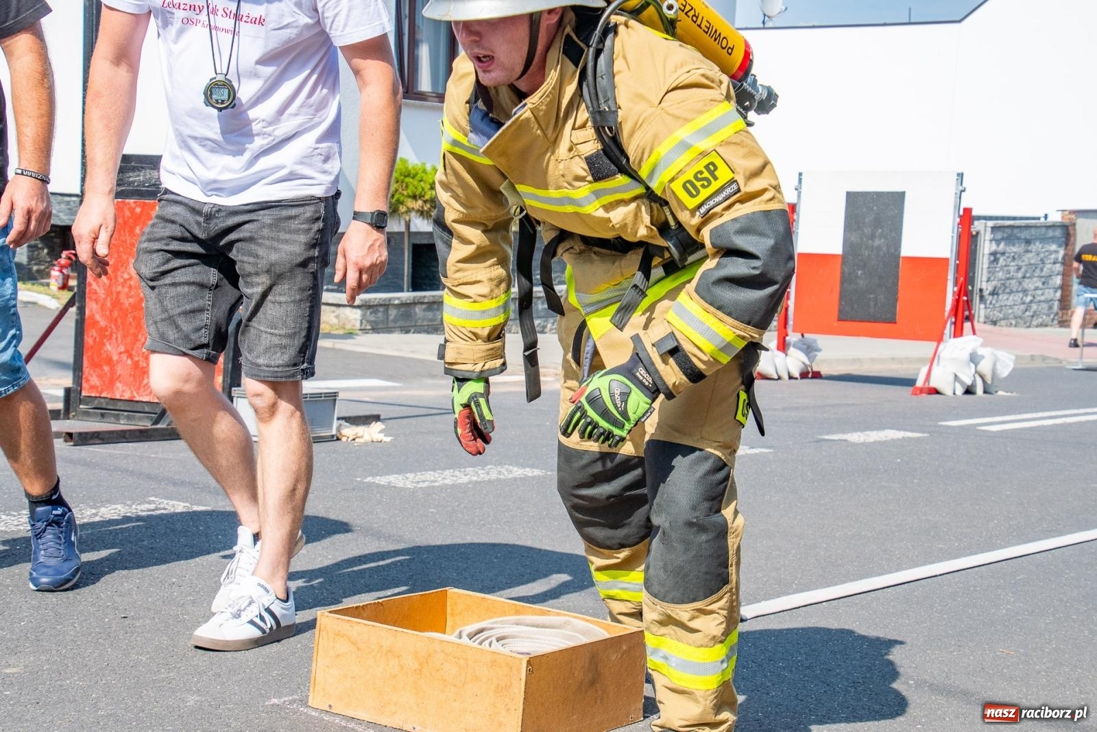 Zdjęcie w galerii na portalu naszraciborz.pl: Zawody Żelazny jak Strażak w Krzanowicach. Czesi na podium [FOTO i WIDEO] wiadomości z regionu