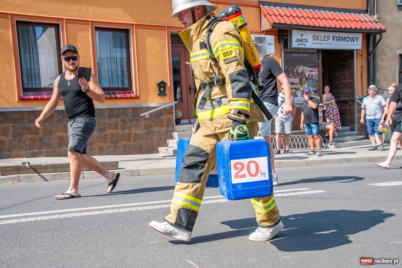 Zdjęcie w galerii na portalu naszraciborz.pl: Zawody Żelazny jak Strażak w Krzanowicach. Czesi na podium [FOTO i WIDEO] wiadomości z regionu