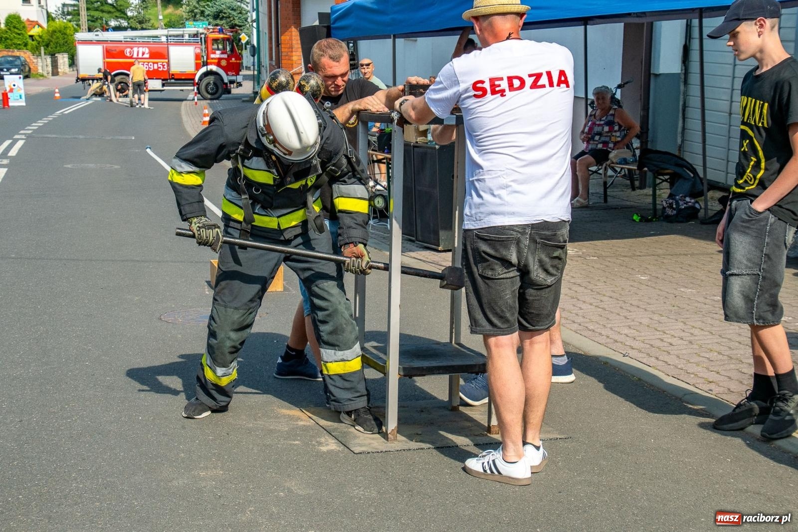 Zdjęcie w galerii na portalu naszraciborz.pl: Zawody Żelazny jak Strażak w Krzanowicach. Czesi na podium [FOTO i WIDEO] wiadomości z regionu