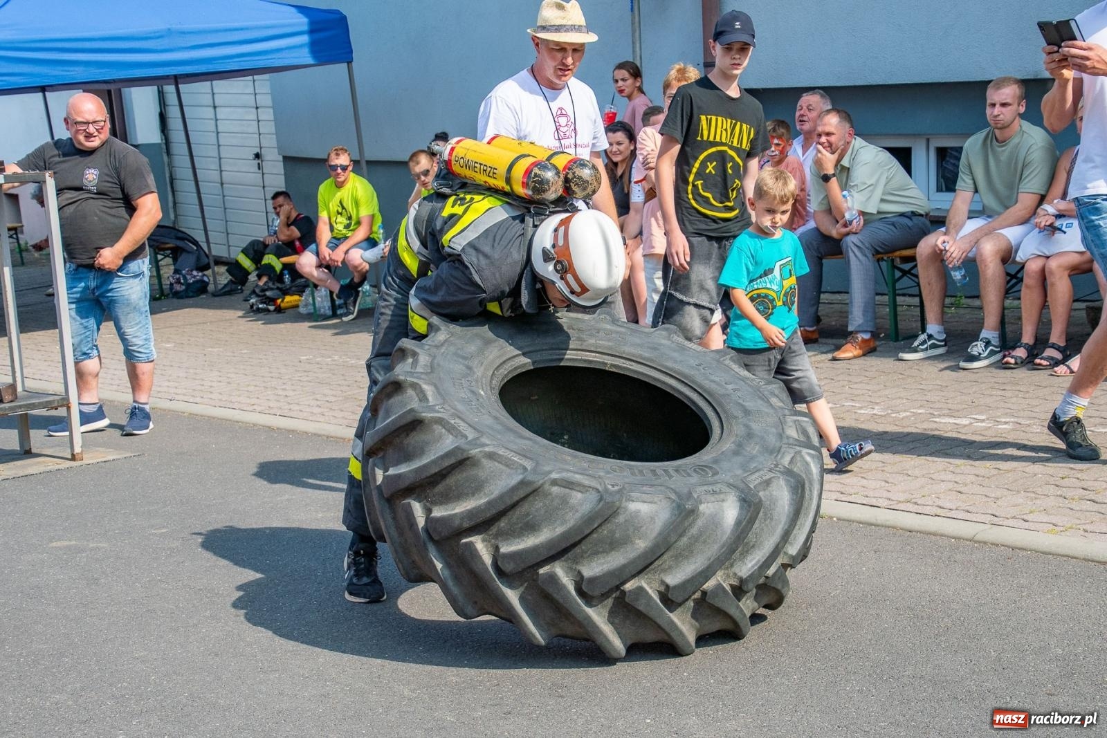 Zdjęcie w galerii na portalu naszraciborz.pl: Zawody Żelazny jak Strażak w Krzanowicach. Czesi na podium [FOTO i WIDEO] wiadomości z regionu